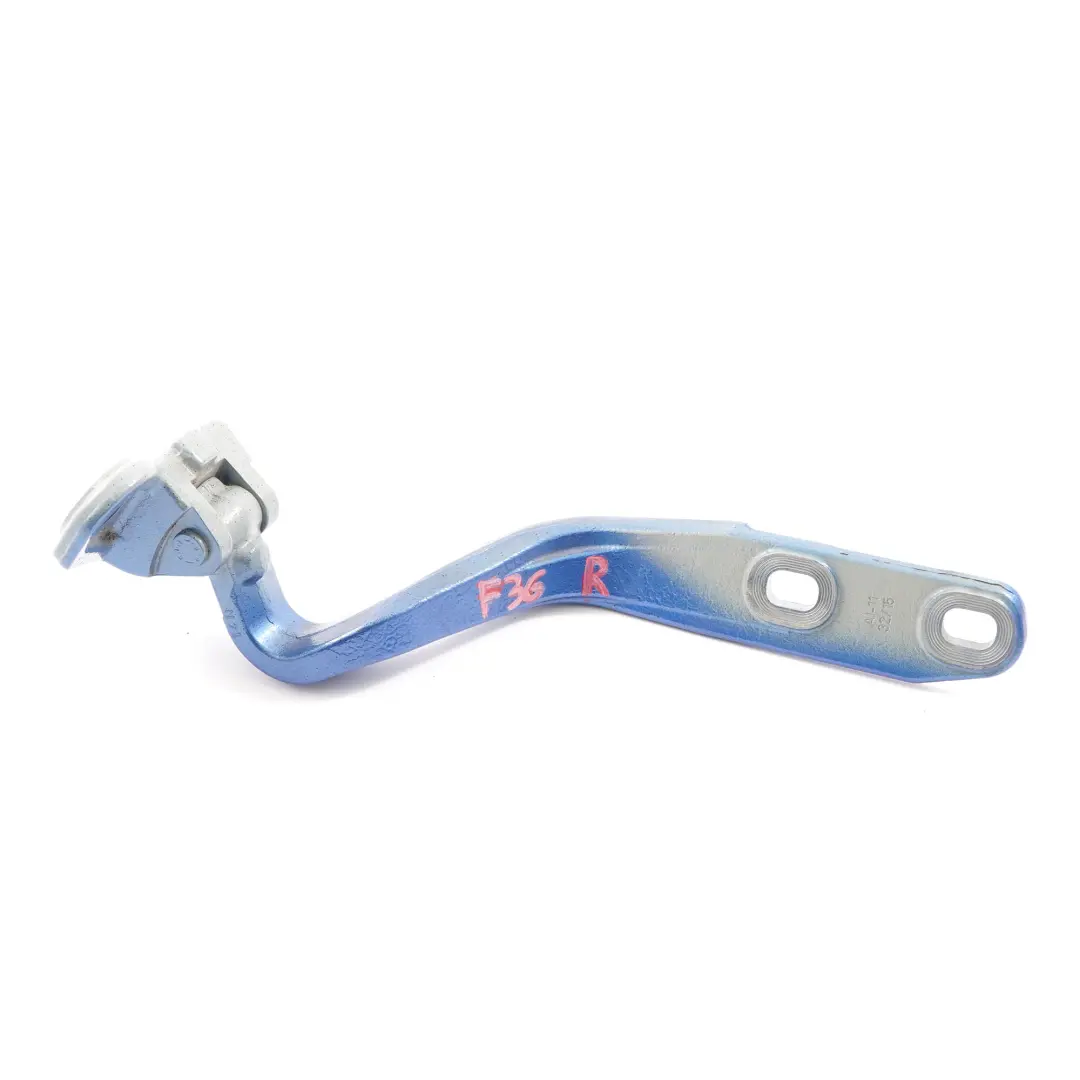 Maletero Tapa Bisagra Trasera Derecha Estoril Blue - B45 7314608 para BMW F36 con número de pieza 7378802 BMW F36 Maletero Tapa Bisagra Trasera Derecha Estoril Blue - B45 7314608 - SKU 7378802-EB - Número de pieza 7378802