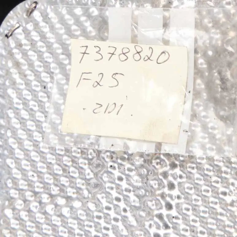 Underbonnet Tray Shield Protection Screen Diesel to BMW X3 F25 Engine with Part number 7378820 BMW X3 F25 Engine Underbonnet Tray Shield Protection Screen Diesel - SKU 7378820 - Part number 7378820