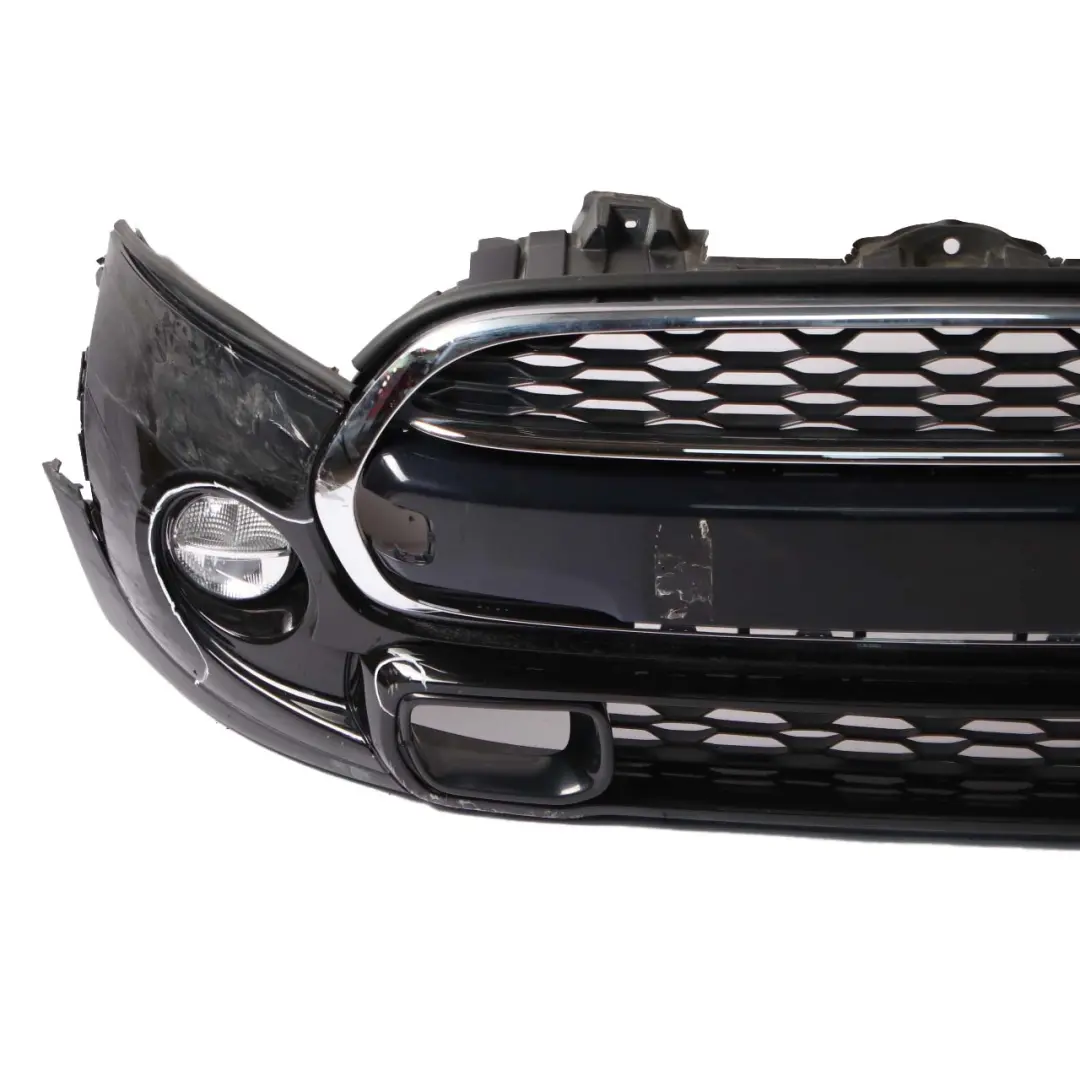 Front Bumper Cooper S Trim Panel F55 Midnight Black Metallic - A94 to Mini F56 with Part number 7379436 Mini F56 Front Bumper Cooper S Trim Panel F55 Midnight Black Metallic - A94 - SKU 7379436-MNB - Part number 7379436