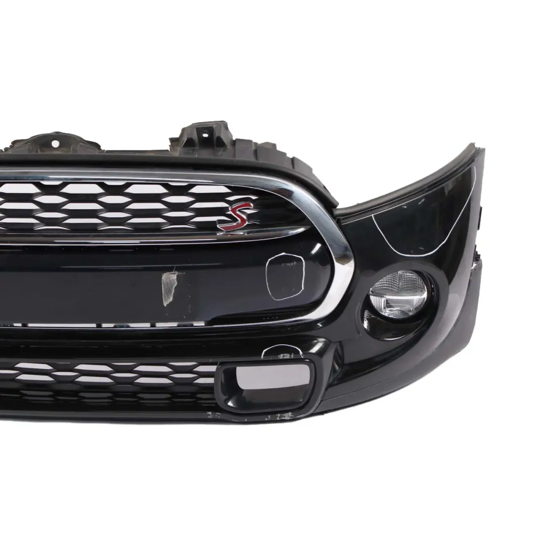 Front Bumper Cooper S Trim Panel F55 Midnight Black Metallic - A94 to Mini F56 with Part number 7379436 Mini F56 Front Bumper Cooper S Trim Panel F55 Midnight Black Metallic - A94 - SKU 7379436-MNB - Part number 7379436