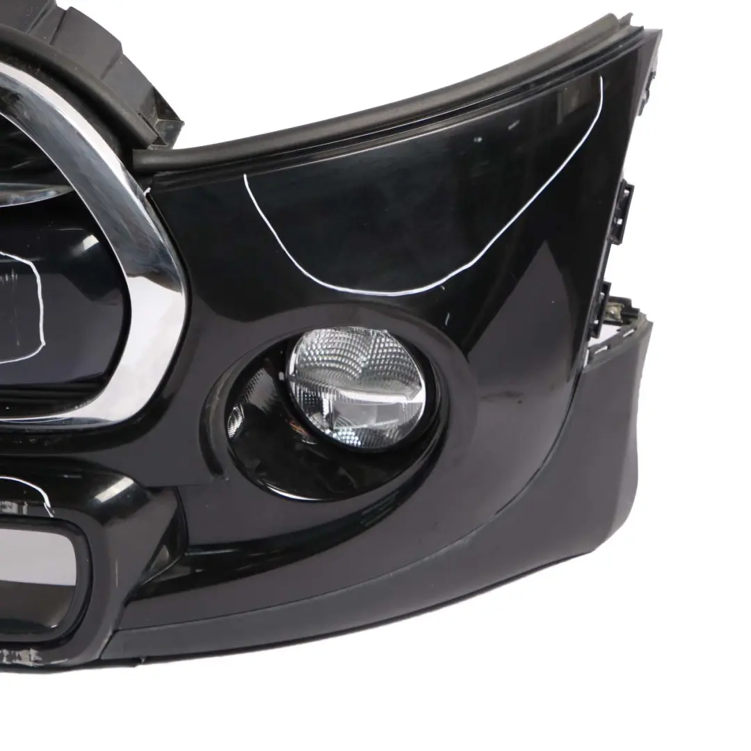 Mini F56 Front Bumper Cooper S Trim Panel F55 Midnight Black Metallic - A94 - SKU 7379436-MNB - Part number 7379436