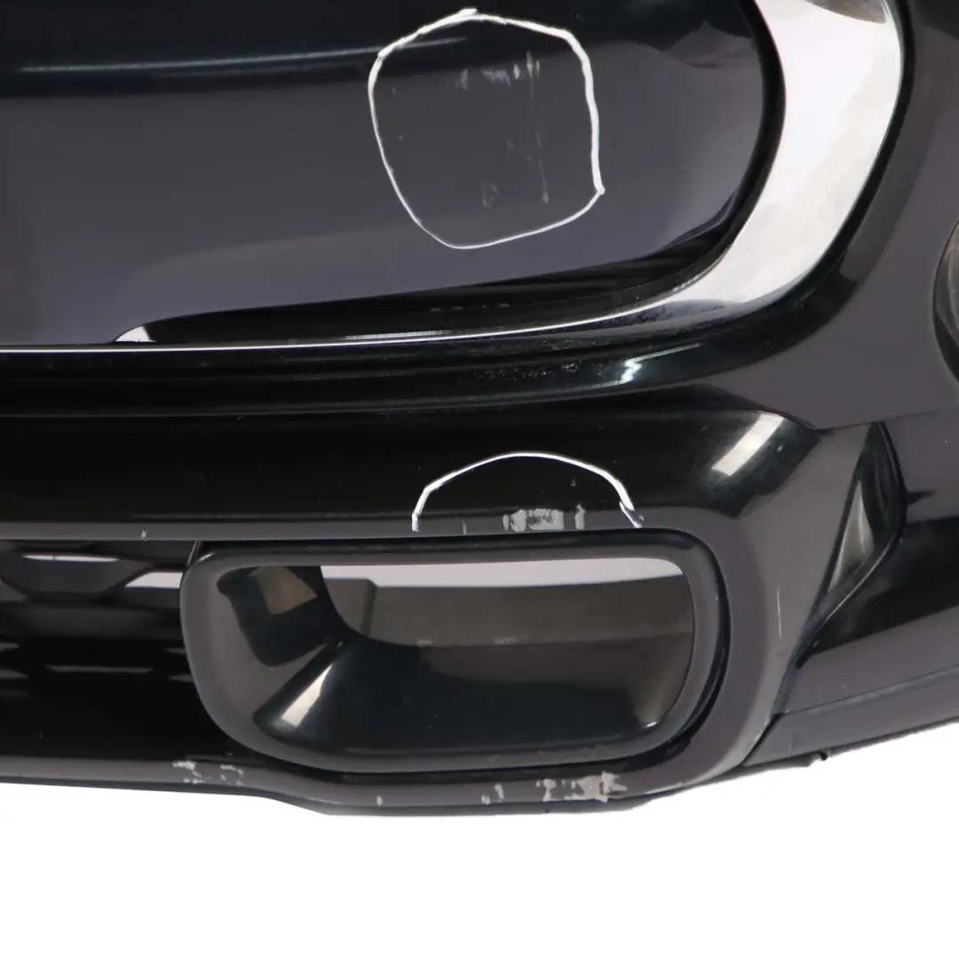 Front Bumper Cooper S Trim Panel F55 Midnight Black Metallic - A94 to Mini F56 with Part number 7379436 Mini F56 Front Bumper Cooper S Trim Panel F55 Midnight Black Metallic - A94 - SKU 7379436-MNB - Part number 7379436
