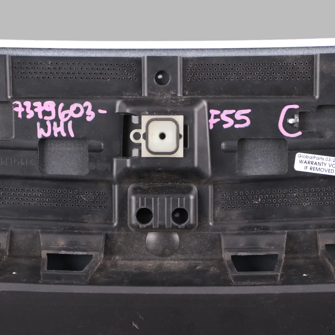 Hinten Dachspoiler Weiss 7328549 für Mini Cooper One F55 mit Teilenummer 7379603 Mini Cooper One F55 Hinten Dachspoiler Weiss 7328549 - SKU 7379603-WHI - Teilenummer 7379603