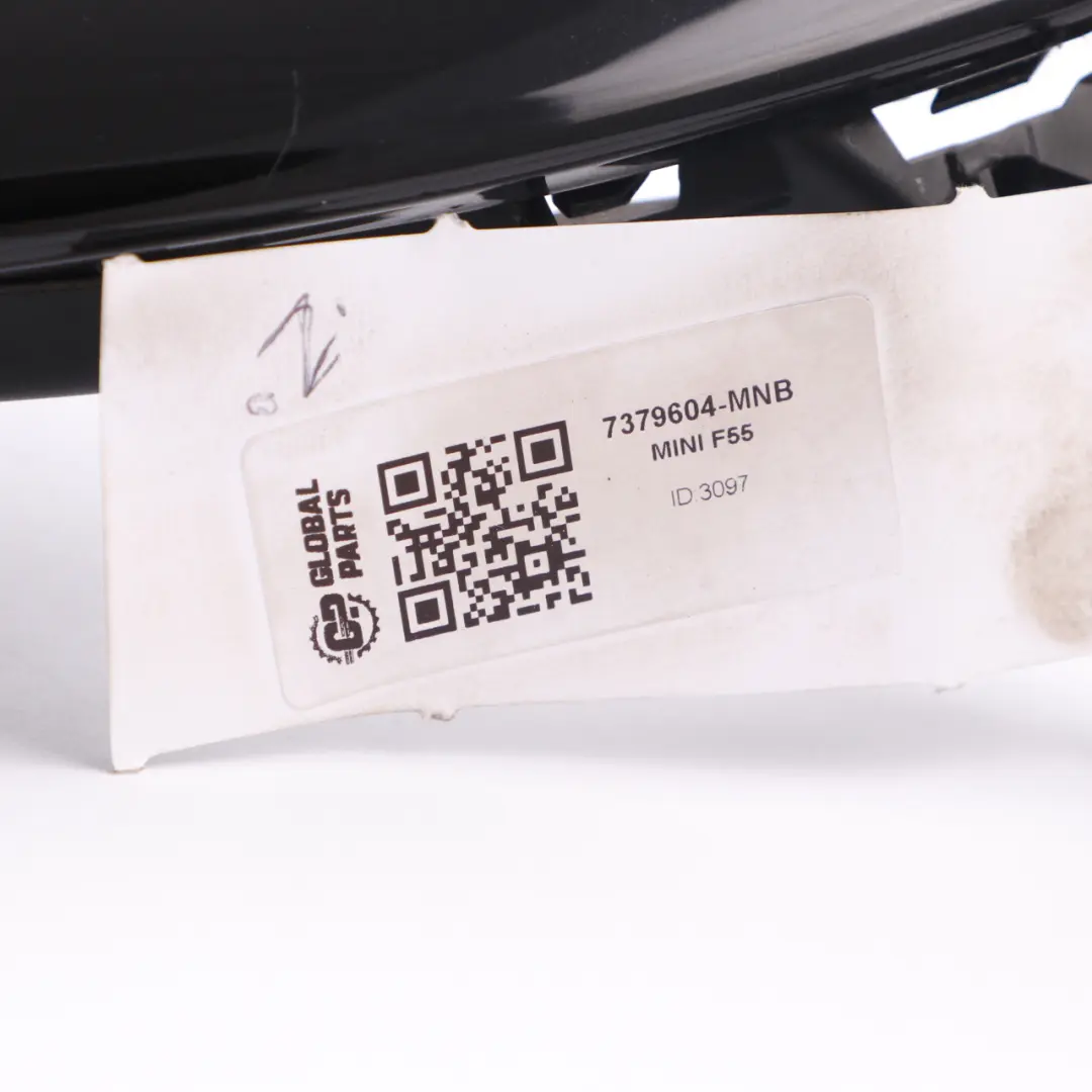 Lower Trim Cover Rear Spoiler Midnight Black Metallic - A94 to Mini Cooper S F55 with Part number 7379604 Mini Cooper S F55 Lower Trim Cover Rear Spoiler Midnight Black Metallic - A94 - SKU 7379604-MNB - Part number 7379604