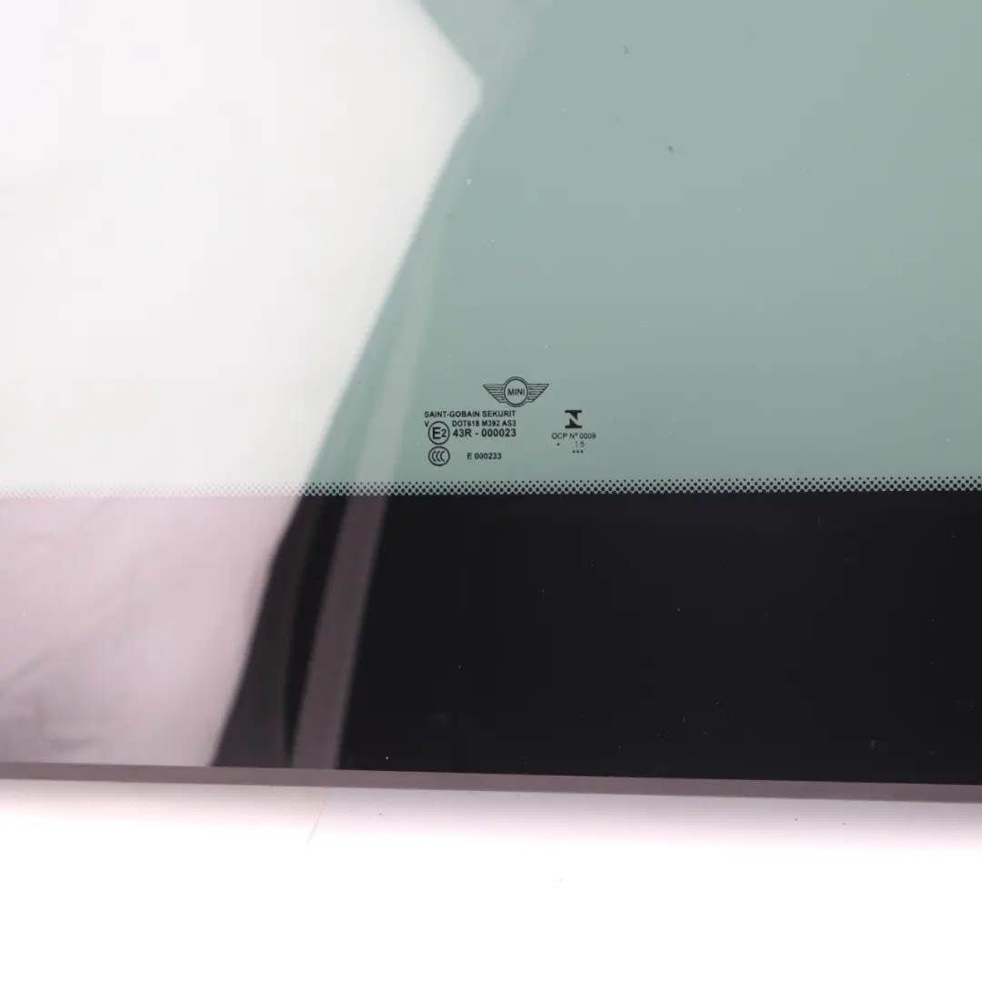 Panoramic Sliding Roof Sunroof Front Glass Panel AS3 Tinted to Mini F56 with Part number 7379619 Mini F56 Panoramic Sliding Roof Sunroof Front Glass Panel AS3 Tinted - SKU 7379619 - Part number 7379619