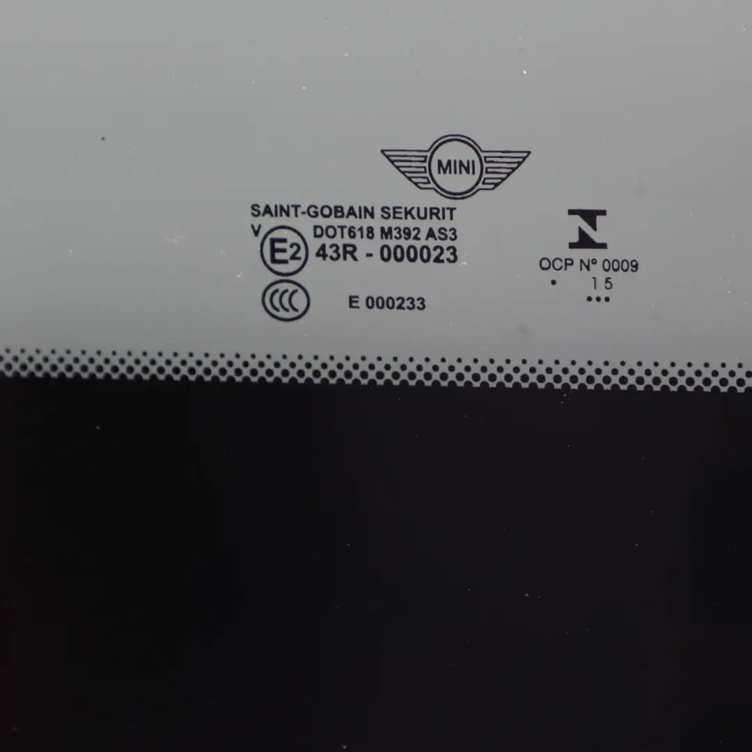 Mini F56 Szyberdach Panorama Przedni Przód AS3 - SKU 7379619 - Numer Części 7379619