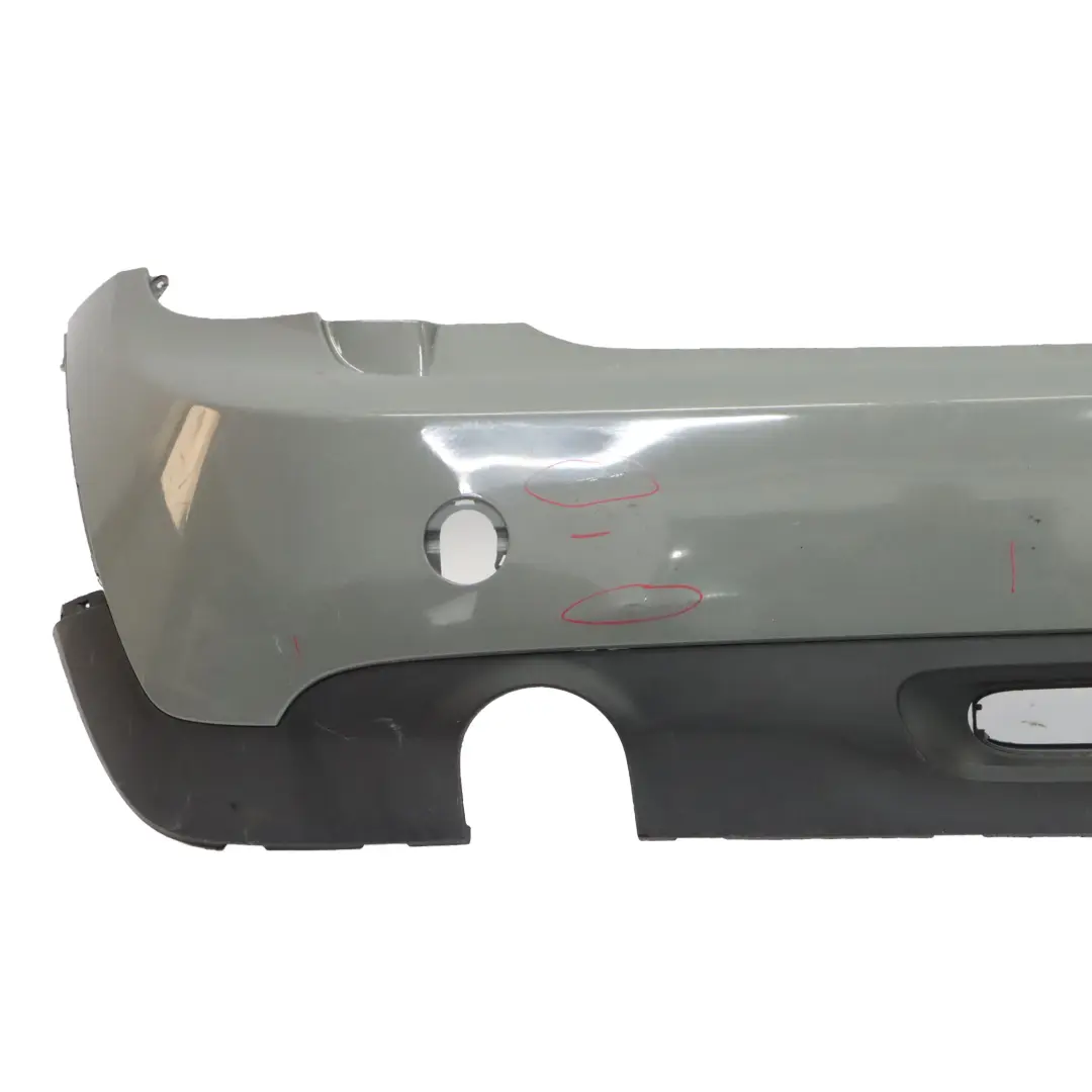 Mini F56 F57 Rear Bumper Complete Trim Panel Moonwalk Grey Metallic - B71 - SKU 7380009-MGM2 - Part number 7380009