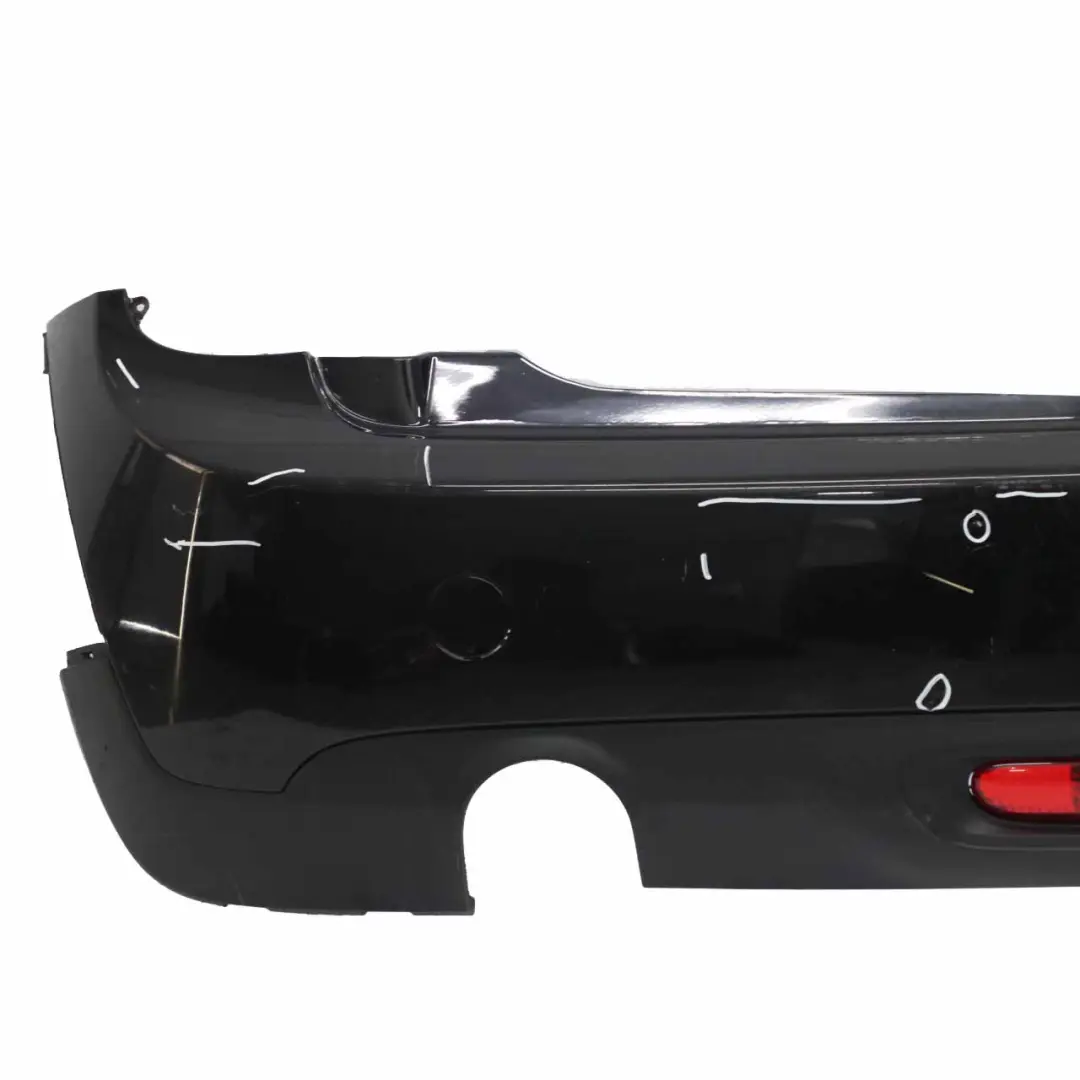 Bumper Rear Trim Panel Complete Midnight Black Metallic - A94 to Mini F56 F57 with Part number 7380009 Mini F56 F57 Bumper Rear Trim Panel Complete Midnight Black Metallic - A94 - SKU 7380009-MNB2 - Part number 7380009