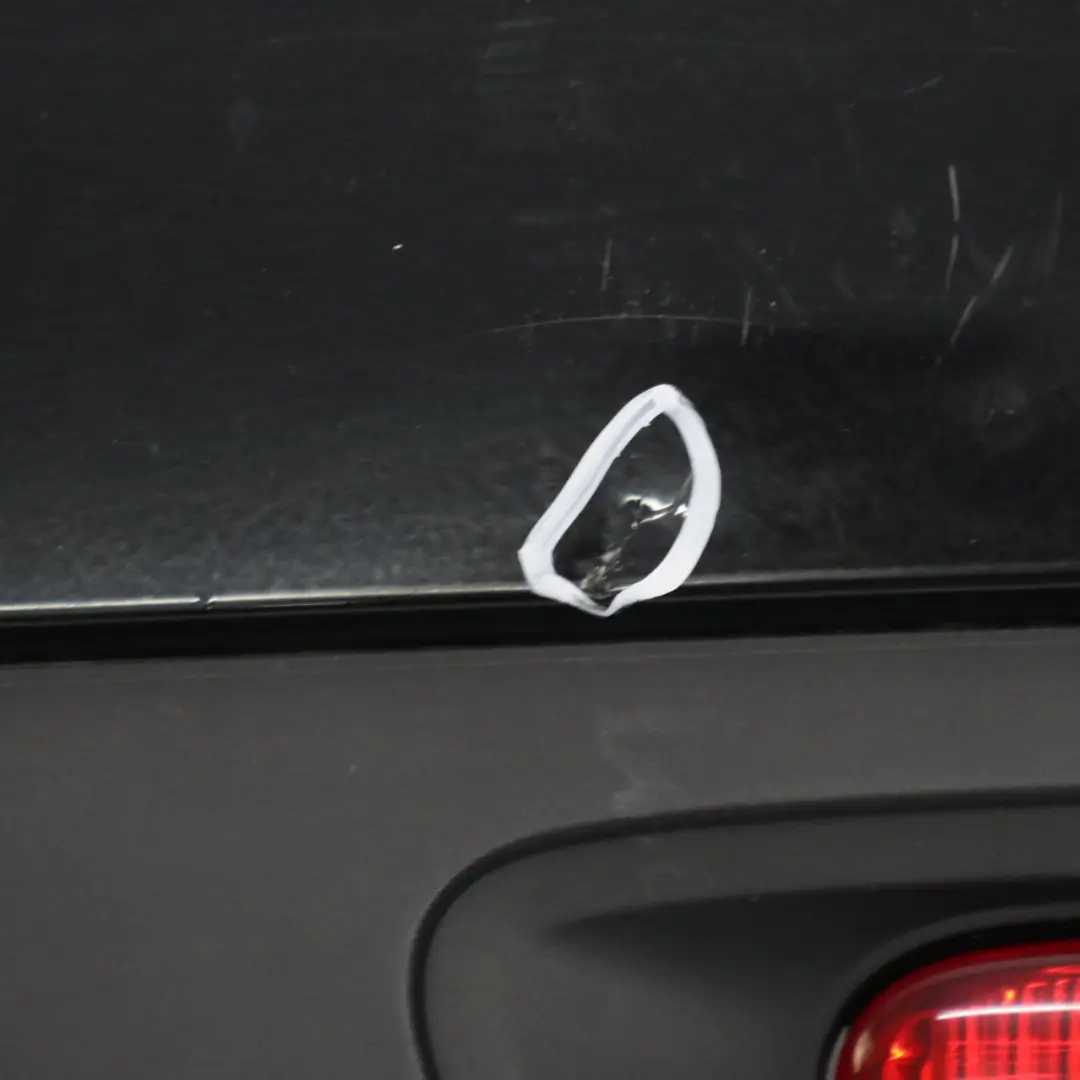 Bumper Rear Trim Panel Complete Midnight Black Metallic - A94 to Mini F56 F57 with Part number 7380009 Mini F56 F57 Bumper Rear Trim Panel Complete Midnight Black Metallic - A94 - SKU 7380009-MNB2 - Part number 7380009