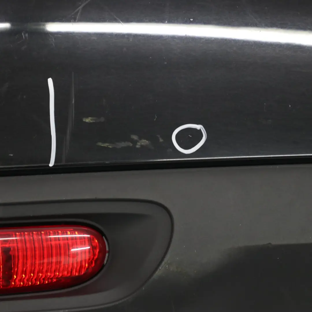 Bumper Rear Trim Panel Complete Midnight Black Metallic - A94 to Mini F56 F57 with Part number 7380009 Mini F56 F57 Bumper Rear Trim Panel Complete Midnight Black Metallic - A94 - SKU 7380009-MNB2 - Part number 7380009