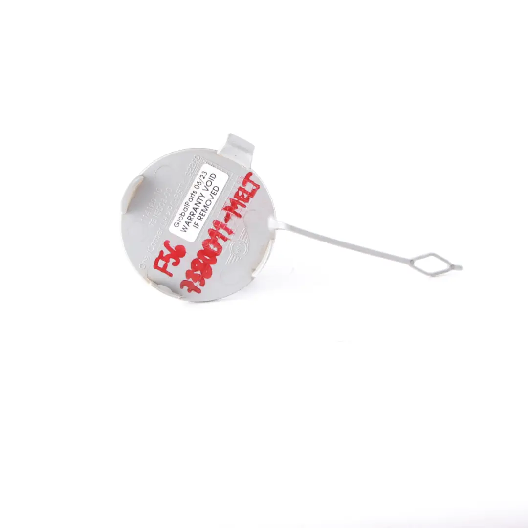 Towing Eye Mini F56 F57 Rear Bumper Cover Flap Left N/S Melting Silver - C2K to  with Part number 7380011  Towing Eye Mini F56 F57 Rear Bumper Cover Flap Left N/S Melting Silver - C2K - SKU 7380011-MELT - Part number 7380011