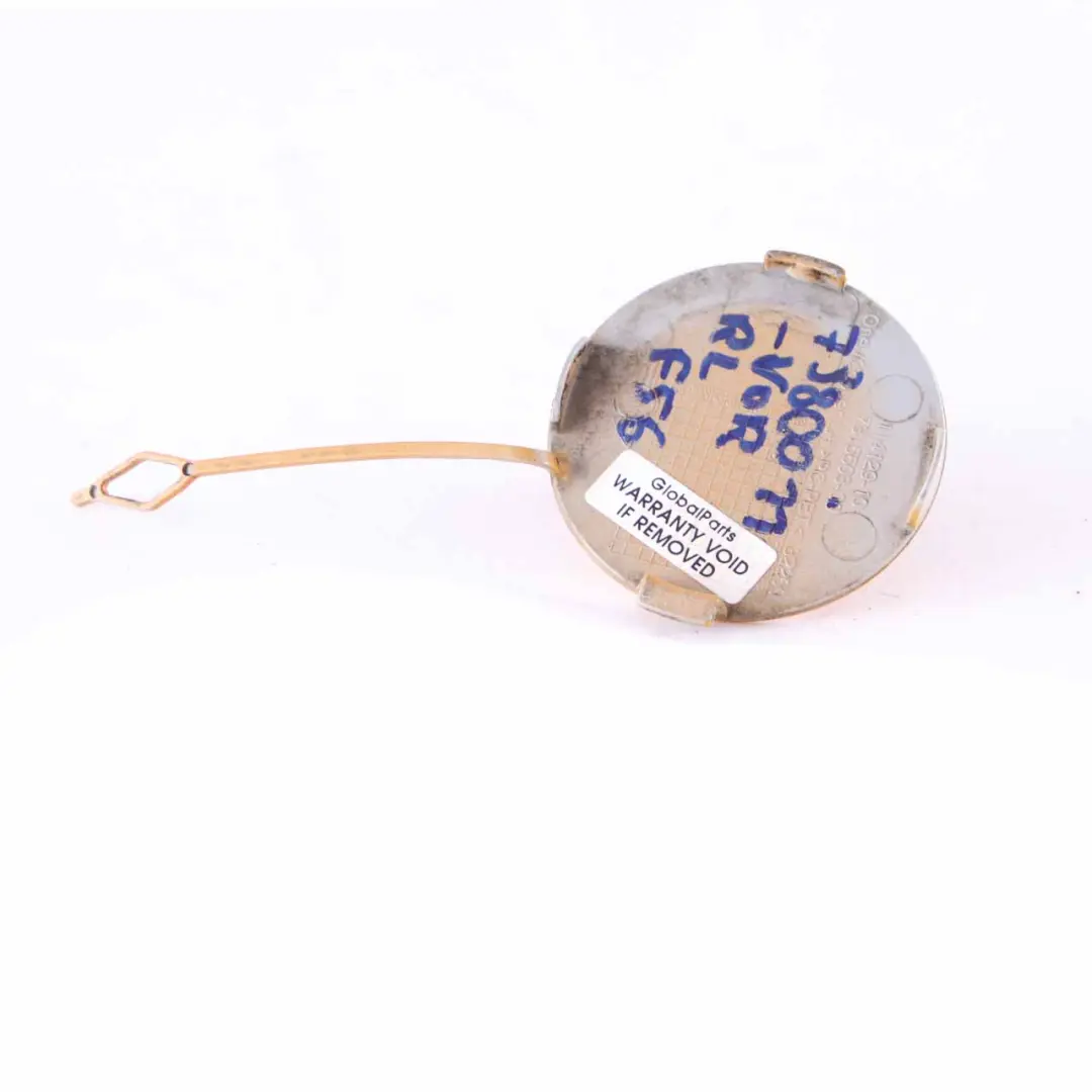 Towing Eye Mini F56 F57 Rear Bumper Cover Flap Left N/S Volcanic Orange 7315503 to with Part number 7380011 Towing Eye Mini F56 F57 Rear Bumper Cover Flap Left N/S Volcanic Orange 7315503 - SKU 7380011-VOR - Part number 7380011