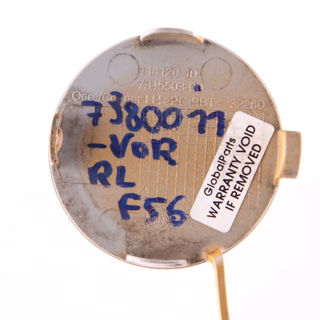 Towing Eye Mini F56 F57 Rear Bumper Cover Flap Left N/S Volcanic Orange 7315503 to with Part number 7380011 Towing Eye Mini F56 F57 Rear Bumper Cover Flap Left N/S Volcanic Orange 7315503 - SKU 7380011-VOR - Part number 7380011