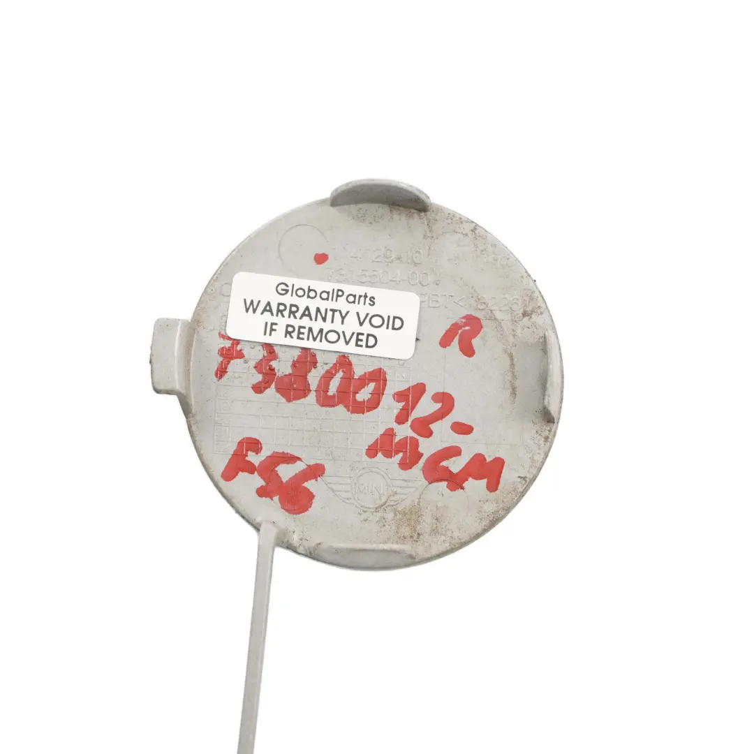 Remolque Tapa Trasera Parachoques Ojo Derecho Moonwalk Gris B71 para Mini F56 con número de pieza 7315504 Mini F56 Remolque Tapa Trasera Parachoques Ojo Derecho Moonwalk Gris B71 - SKU 7380012-MGM - Número de pieza 7315504