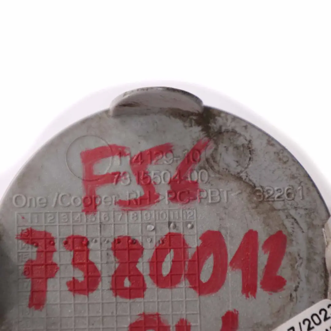 Abschleppöse hintere Stoßfänger abdeckung rechts Pepper Weiß 7315504 für Mini F56 mit Teilenummer 7380012 Mini F56 Abschleppöse hintere Stoßfänger abdeckung rechts Pepper Weiß 7315504 - SKU 7380012-PW - Teilenummer 7380012