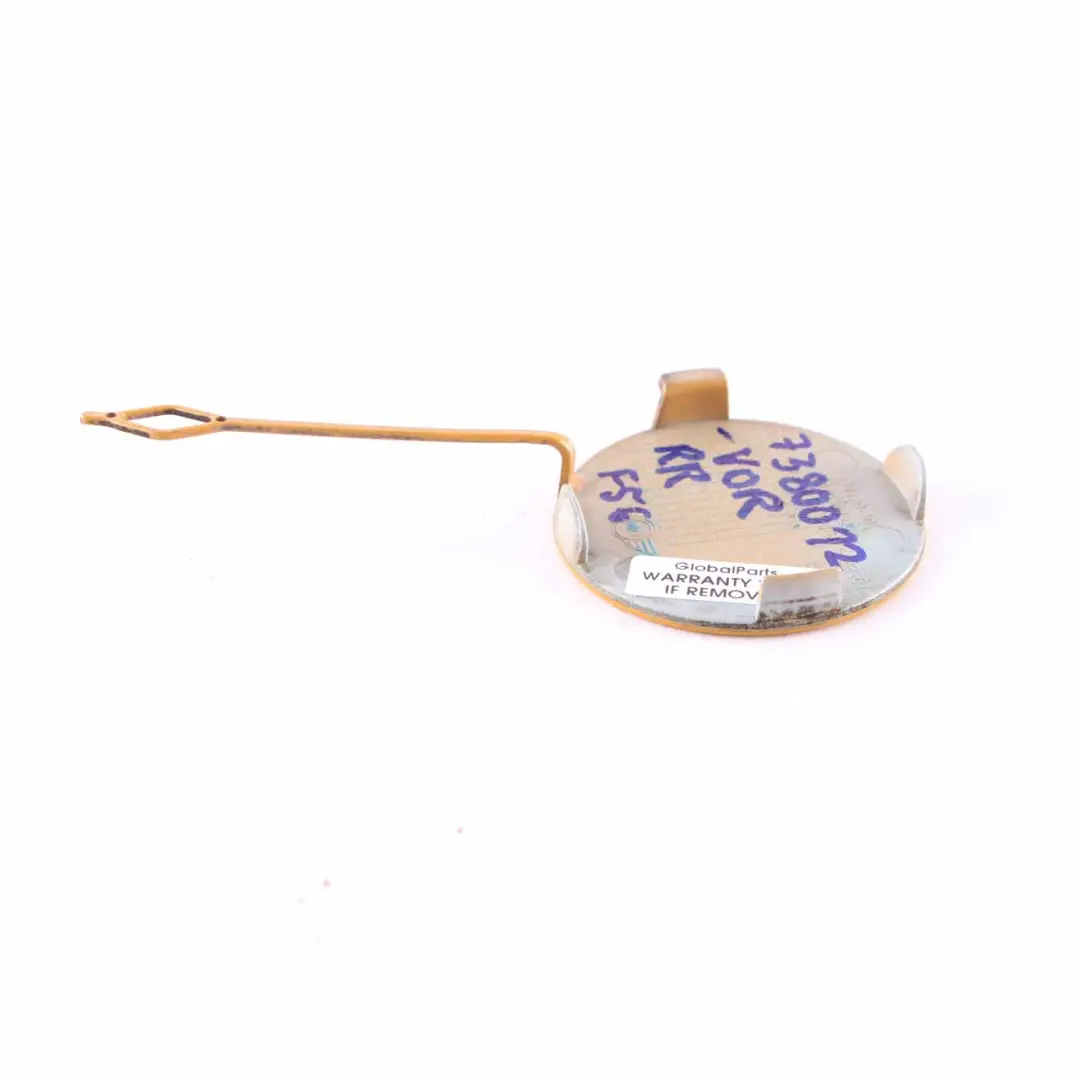 Towing Eye Mini F56 F57 Rear Bumper Cover Flap Right O/S Volcanic Orange 7315504 to with Part number 7380012 Towing Eye Mini F56 F57 Rear Bumper Cover Flap Right O/S Volcanic Orange 7315504 - SKU 7380012-VOR - Part number 7380012