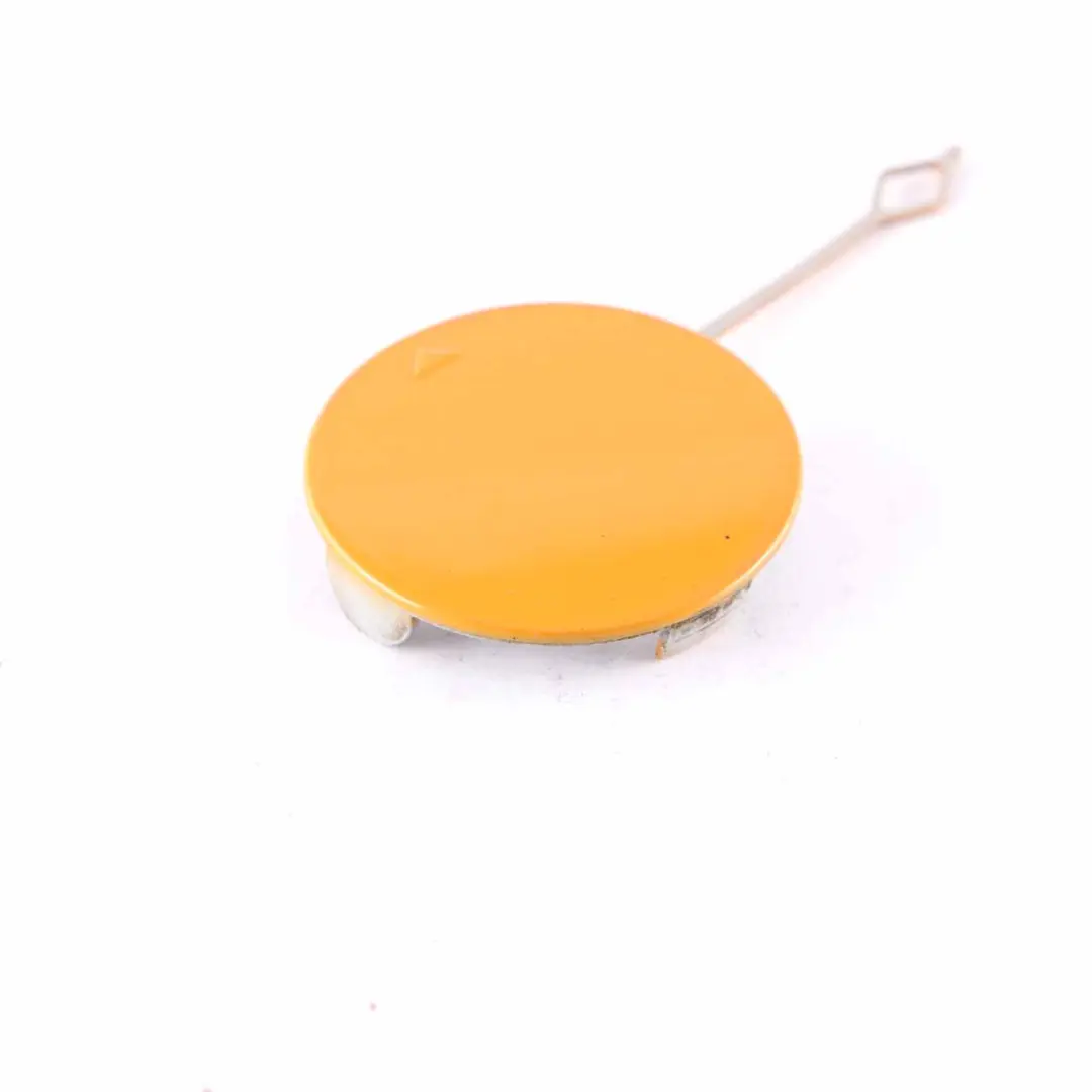 Towing Eye Mini F56 F57 Rear Bumper Cover Flap Right O/S Volcanic Orange 7315504 to with Part number 7380012 Towing Eye Mini F56 F57 Rear Bumper Cover Flap Right O/S Volcanic Orange 7315504 - SKU 7380012-VOR - Part number 7380012