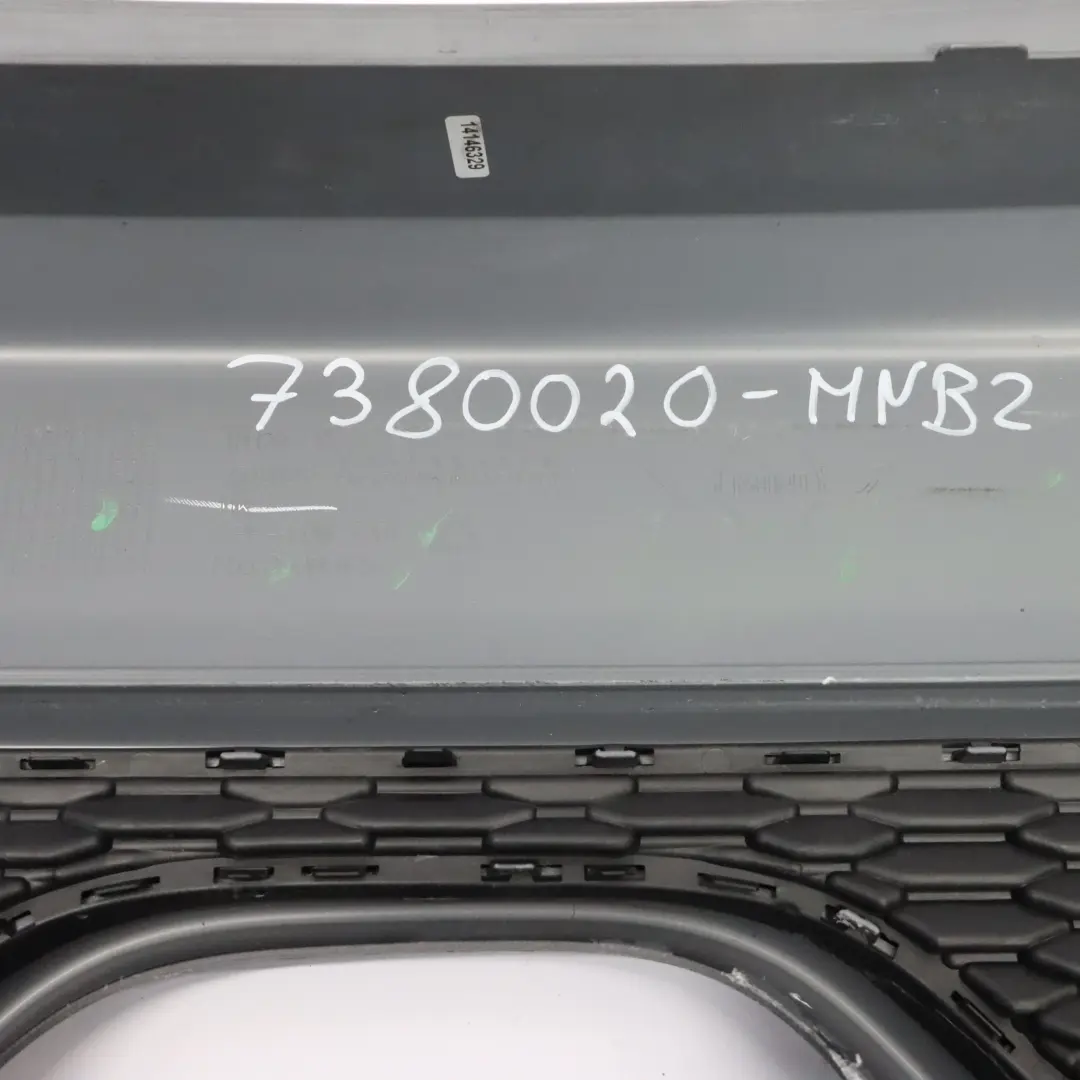 Mini F56 F57 Rear Bumper Cooper S Complete Panel Midnight Black Metallic - A94 - SKU 7380020-MNB2 - Part number 7380020