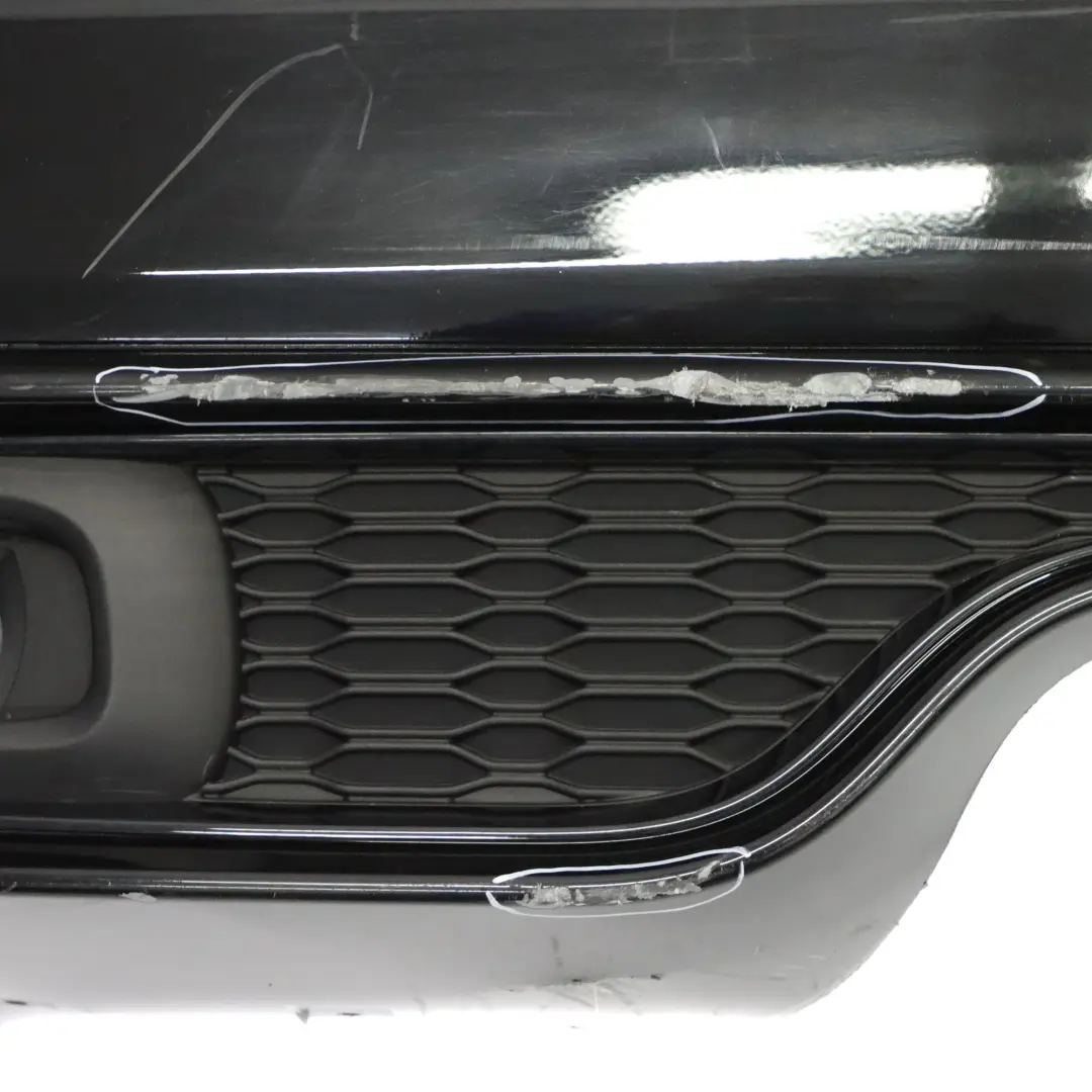 Bumper Cooper S Complete Panel Midnight Black Metallic - A94 to Mini F56 F57 Rear with Part number 7380020 Mini F56 F57 Rear Bumper Cooper S Complete Panel Midnight Black Metallic - A94 - SKU 7380020-MNB2 - Part number 7380020