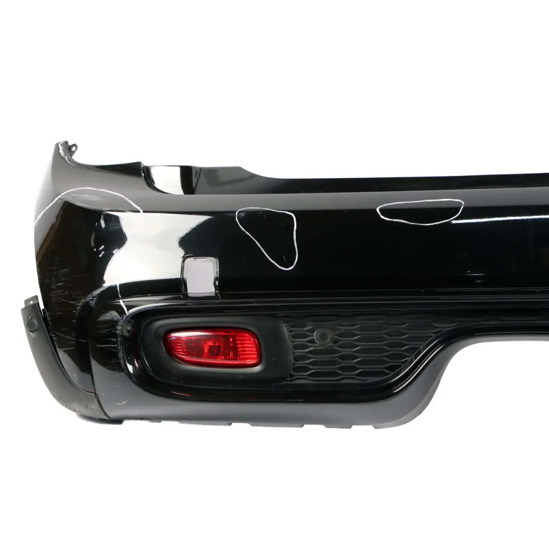 Mini F56 F57 Rear Bumper Cooper S Complete Panel Midnight Black Metallic - A94 - SKU 7380020-MNB - Part number 7380020