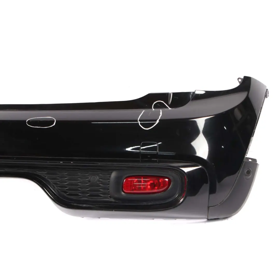 Bumper Cooper S Complete Panel Midnight Black Metallic - A94 to Mini F56 F57 Rear with Part number 7380020 Mini F56 F57 Rear Bumper Cooper S Complete Panel Midnight Black Metallic - A94 - SKU 7380020-MNB - Part number 7380020