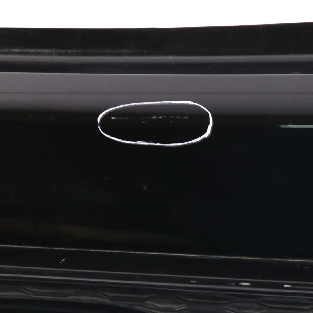 Mini F56 F57 Rear Bumper Cooper S Complete Panel Midnight Black Metallic - A94 - SKU 7380020-MNB - Part number 7380020