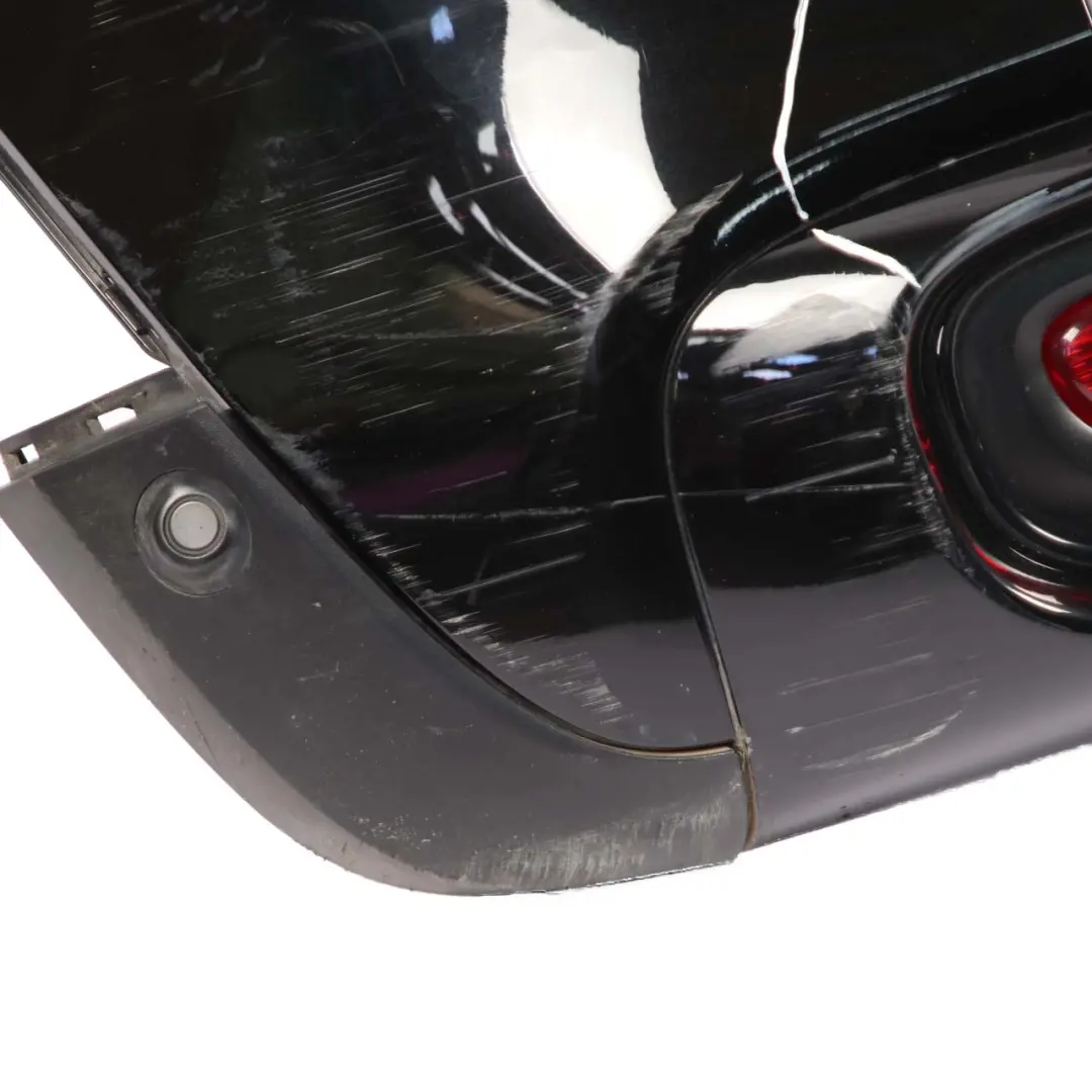 Bumper Cooper S Complete Panel Midnight Black Metallic - A94 to Mini F56 F57 Rear with Part number 7380020 Mini F56 F57 Rear Bumper Cooper S Complete Panel Midnight Black Metallic - A94 - SKU 7380020-MNB - Part number 7380020