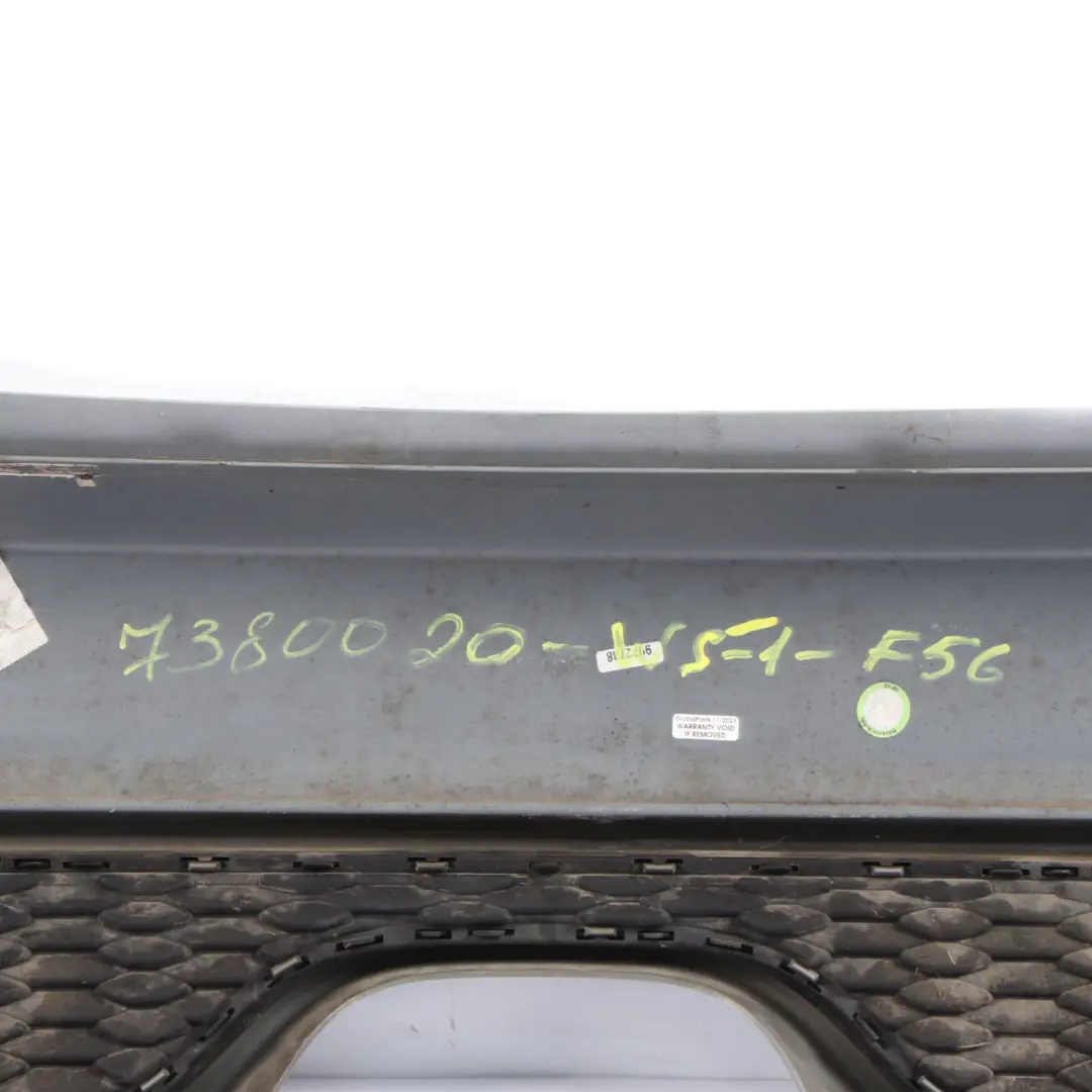 Bumper Cooper S Complete Panel White Silver Metallic - A62 to Mini F56 F57 Rear with Part number 7380020 Mini F56 F57 Rear Bumper Cooper S Complete Panel White Silver Metallic - A62 - SKU 7380020-WS1 - Part number 7380020