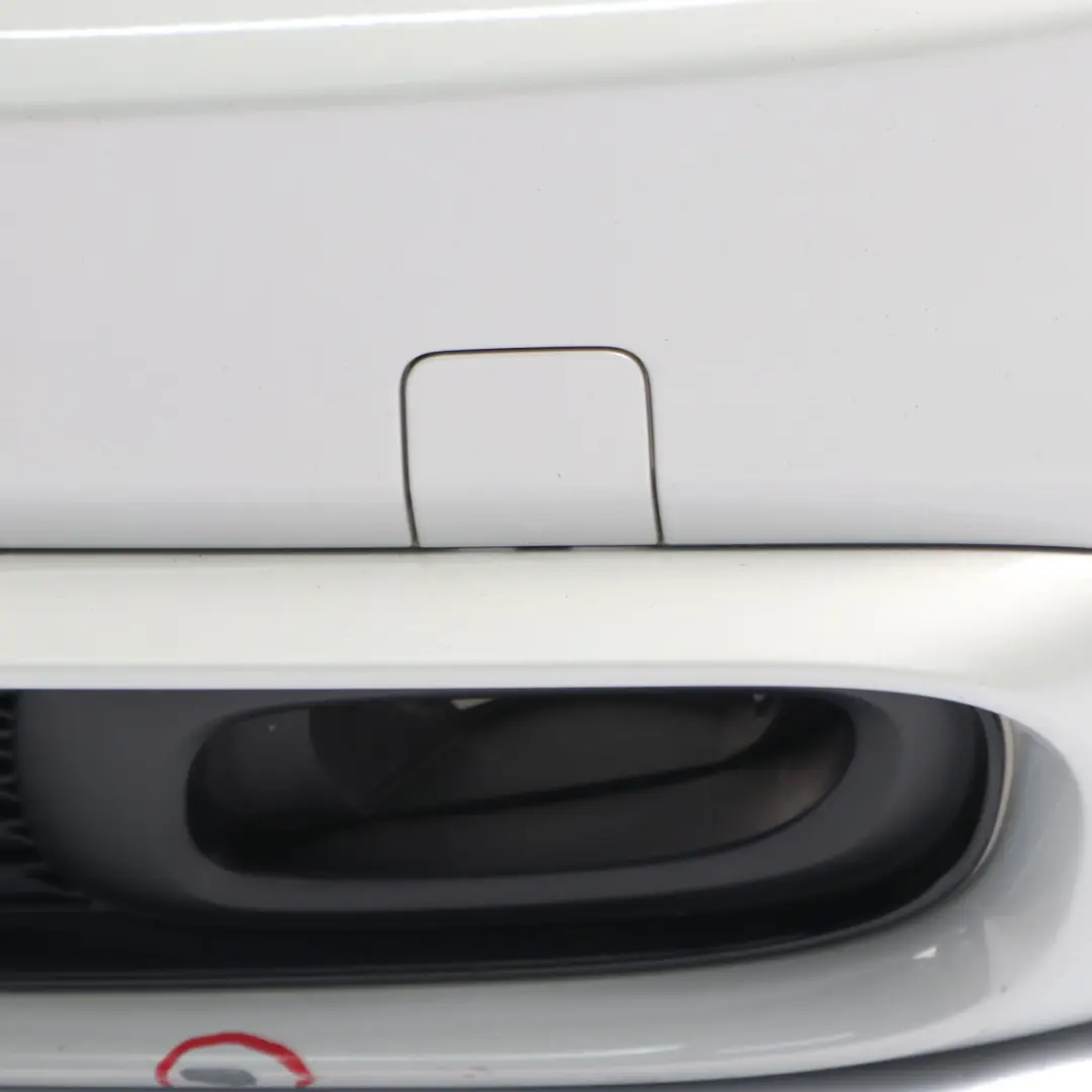 Bumper Cooper S Complete Panel White Silver Metallic - A62 to Mini F56 F57 Rear with Part number 7380020 Mini F56 F57 Rear Bumper Cooper S Complete Panel White Silver Metallic - A62 - SKU 7380020-WS1 - Part number 7380020