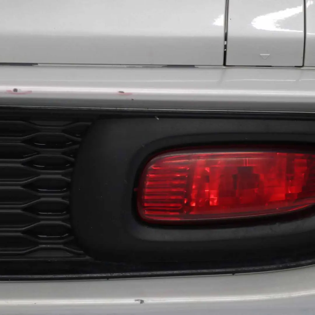 Mini F56 F57 Rear Bumper Cooper S Complete Panel White Silver Metallic - A62 - SKU 7380020-WS - Part number 7380020