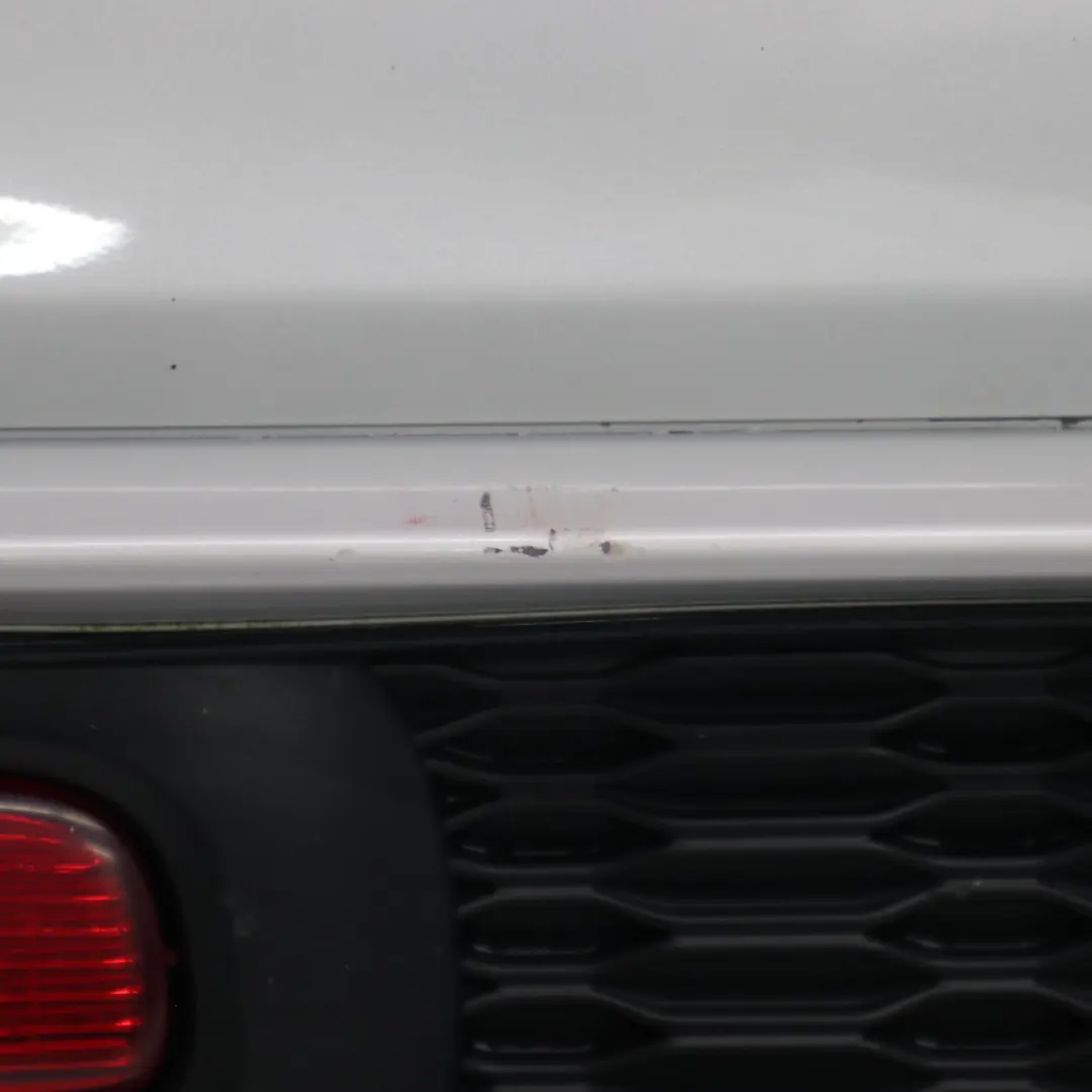 Mini F56 F57 Rear Bumper Cooper S Complete Panel White Silver Metallic - A62 - SKU 7380020-WS - Part number 7380020