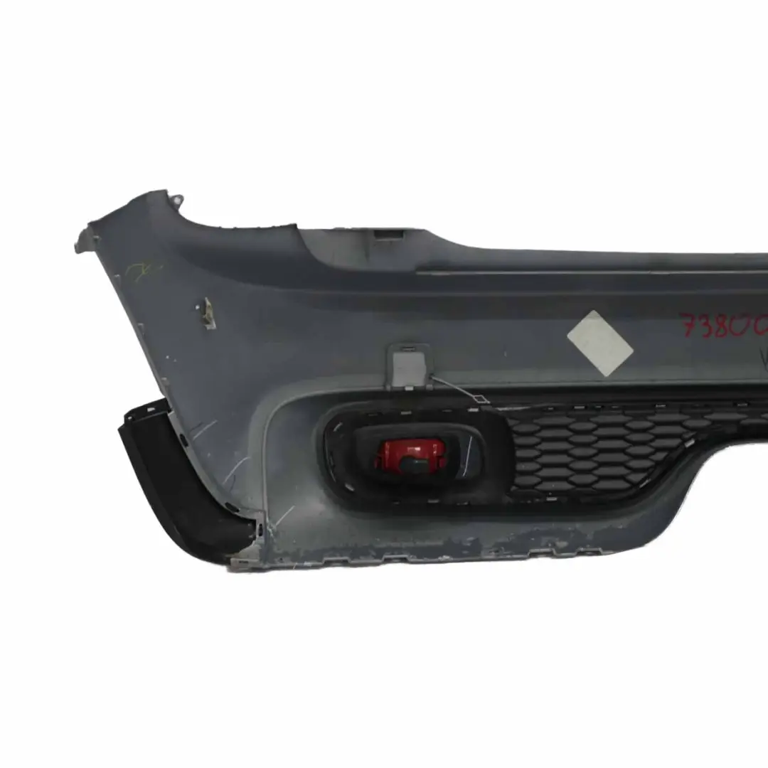 Mini F56 F57 Rear Bumper Cooper S Complete Panel White Silver Metallic - A62 - SKU 7380020-WS - Part number 7380020