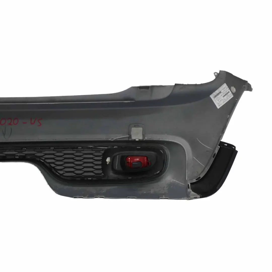 Mini F56 F57 Rear Bumper Cooper S Complete Panel White Silver Metallic - A62 - SKU 7380020-WS - Part number 7380020