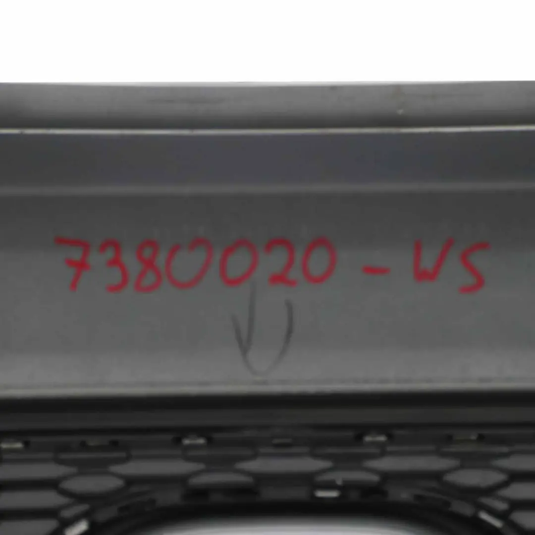 Bumper Cooper S Complete Panel White Silver Metallic - A62 to Mini F56 F57 Rear with Part number 7380020 Mini F56 F57 Rear Bumper Cooper S Complete Panel White Silver Metallic - A62 - SKU 7380020-WS - Part number 7380020