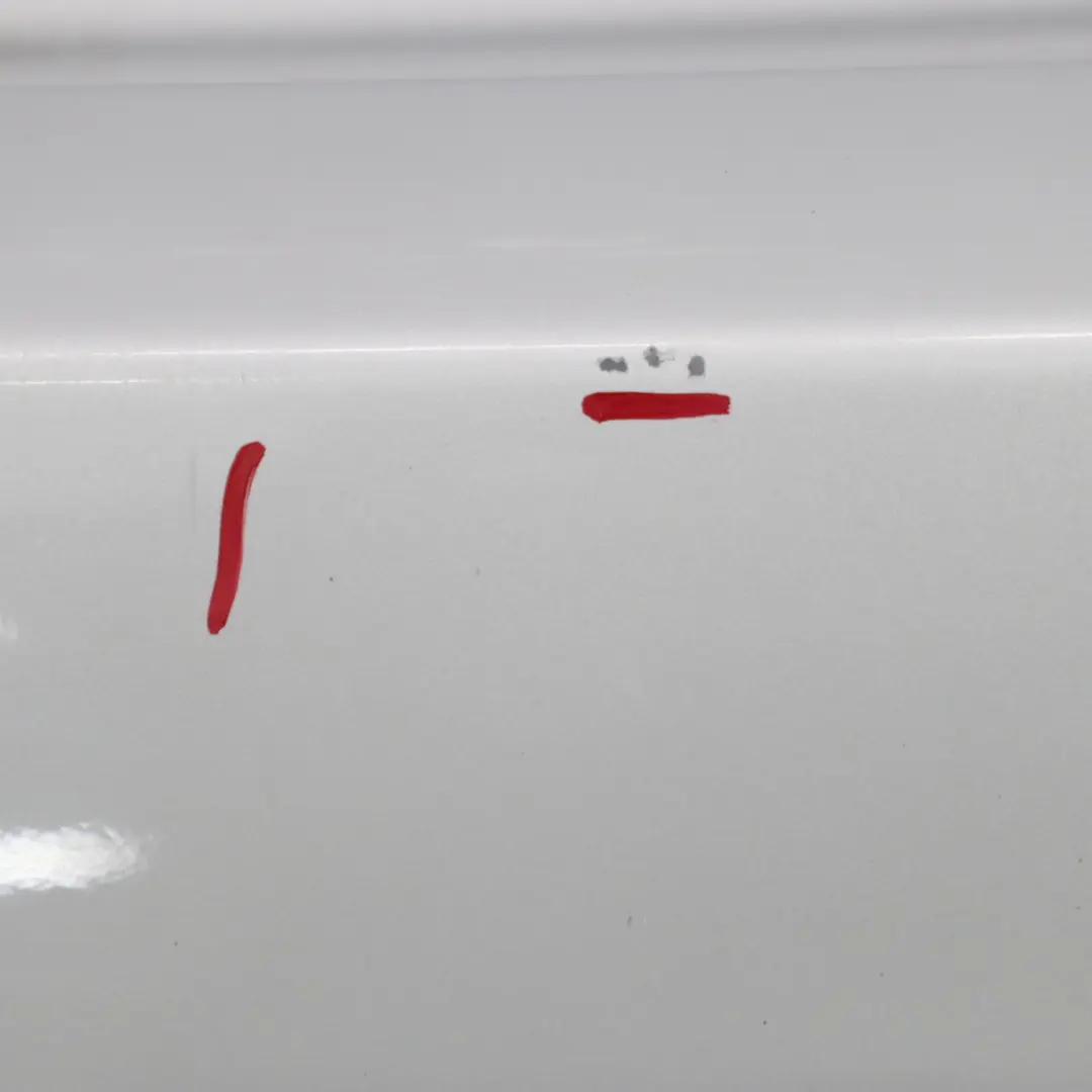 Mini F56 F57 Rear Bumper Cooper S Complete Panel White Silver Metallic - A62 - SKU 7380020-WS - Part number 7380020