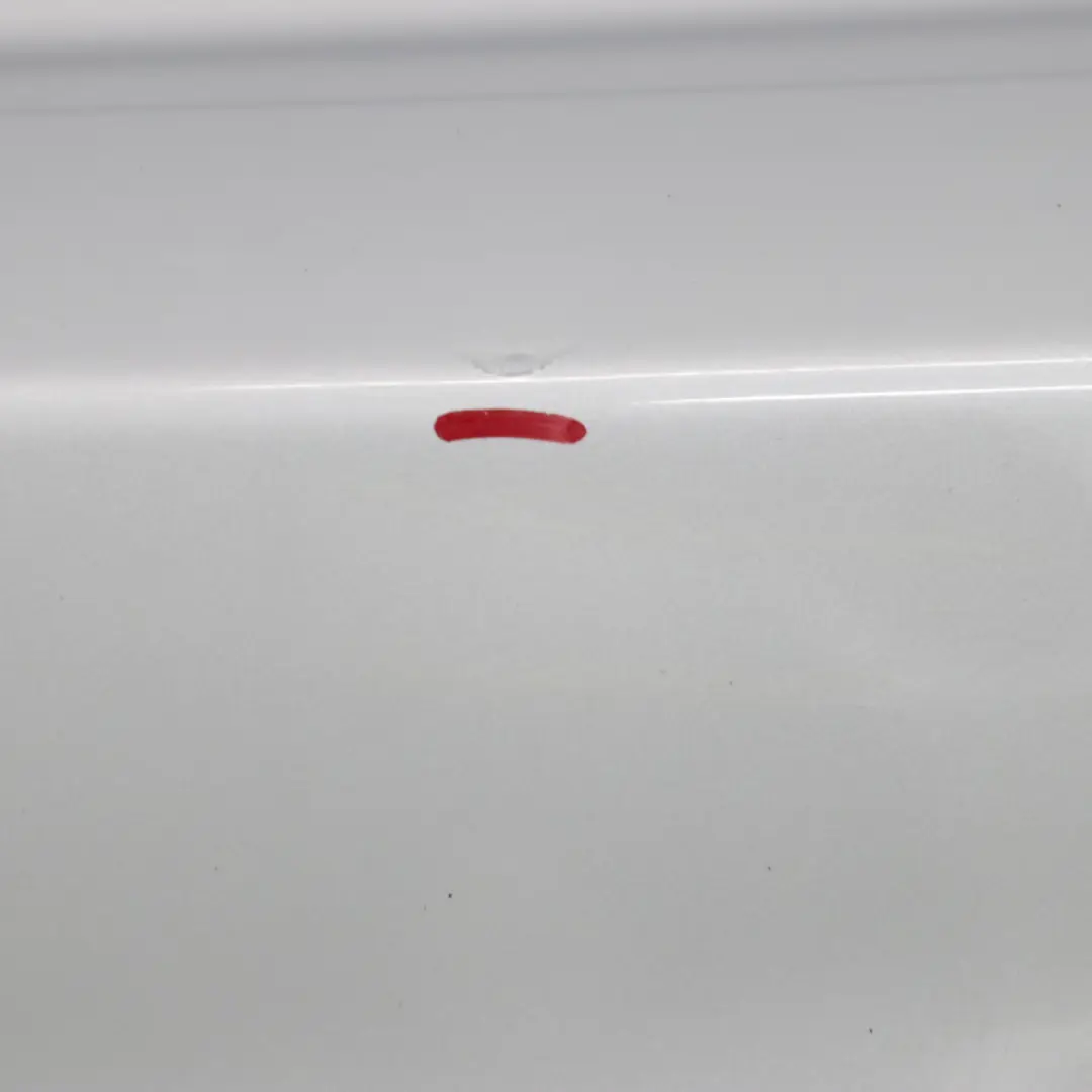 Mini F56 F57 Rear Bumper Cooper S Complete Panel White Silver Metallic - A62 - SKU 7380020-WS - Part number 7380020