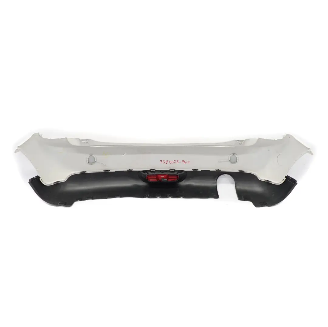Mini Cooper F55 Stossfänger Hinten Pepper White Weiss - 850 - SKU 7380023-PW1 - Teilenummer 7380023