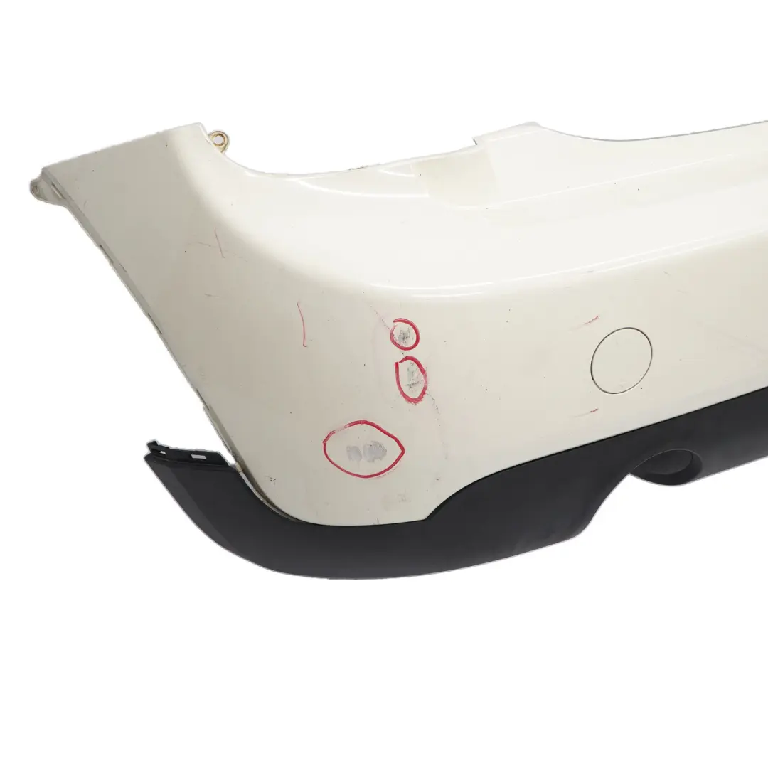 Bumper Mini F55 Complete Trim Panel Cover Pepper White - 850 to Rear with Part number 7380023 Rear Bumper Mini F55 Complete Trim Panel Cover Pepper White - 850 - SKU 7380023-PW1 - Part number 7380023