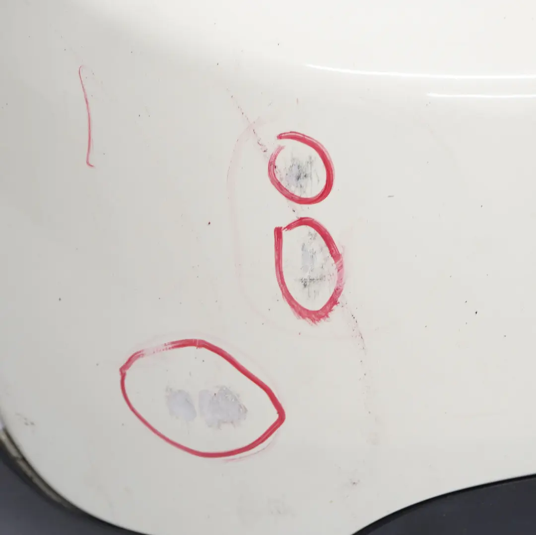 Bumper Mini F55 Complete Trim Panel Cover Pepper White - 850 to Rear with Part number 7380023 Rear Bumper Mini F55 Complete Trim Panel Cover Pepper White - 850 - SKU 7380023-PW1 - Part number 7380023