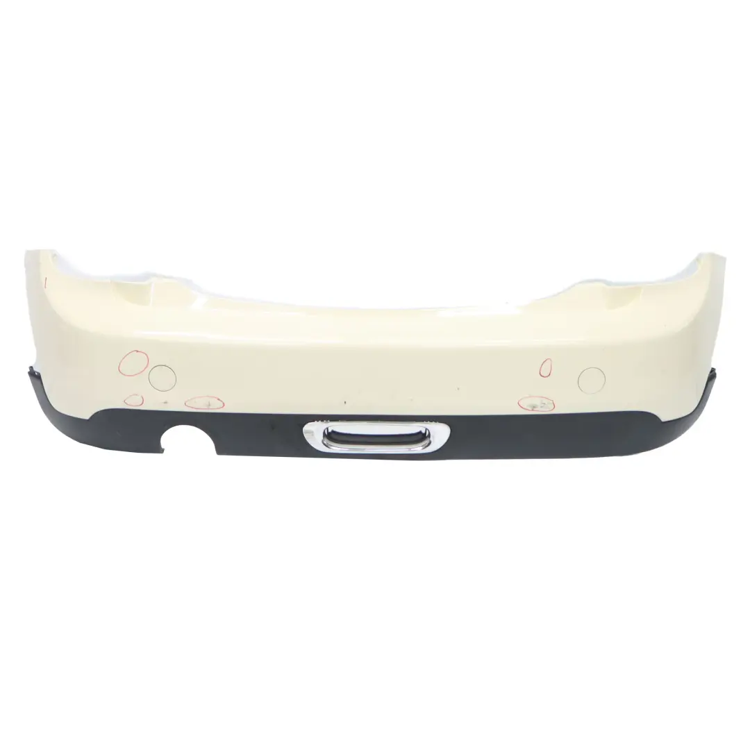Rear Bumper Mini F55 Complete Trim Panel Cover Pepper White - 850 - SKU 7380023-PW2 - Part number 7380023