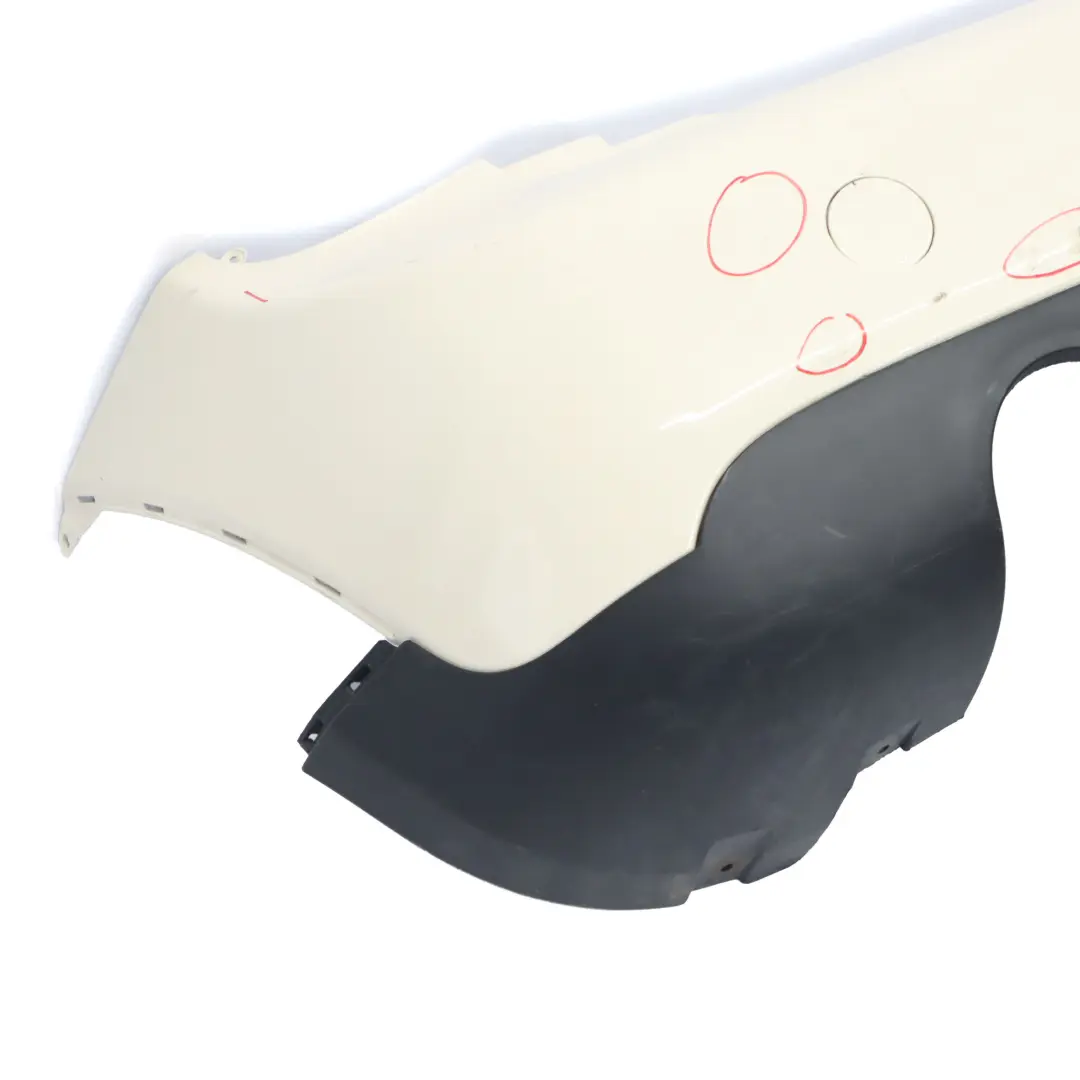 Rear Bumper Mini F55 Complete Trim Panel Cover Pepper White - 850 - SKU 7380023-PW2 - Part number 7380023