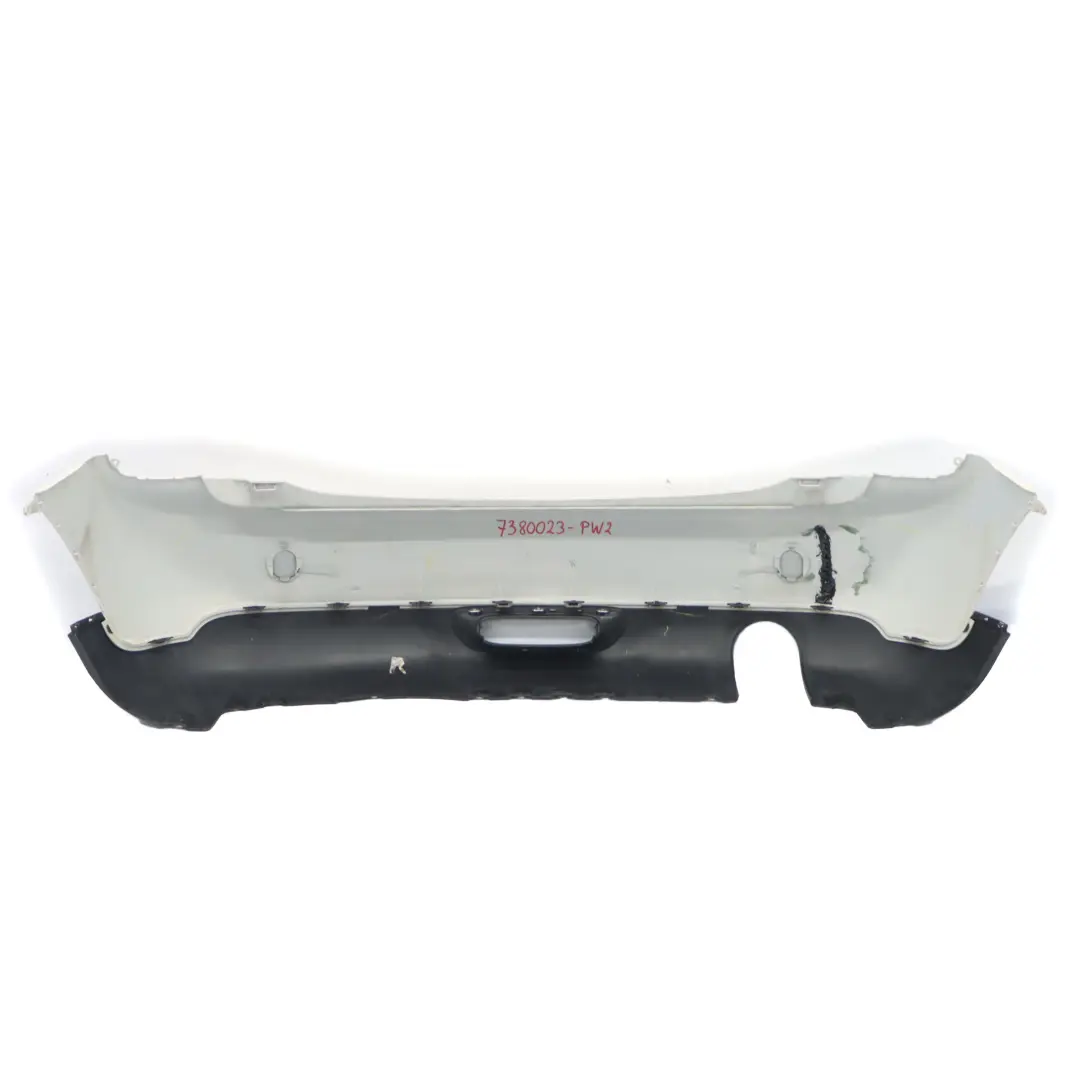 Rear Bumper Mini F55 Complete Trim Panel Cover Pepper White - 850 - SKU 7380023-PW2 - Part number 7380023
