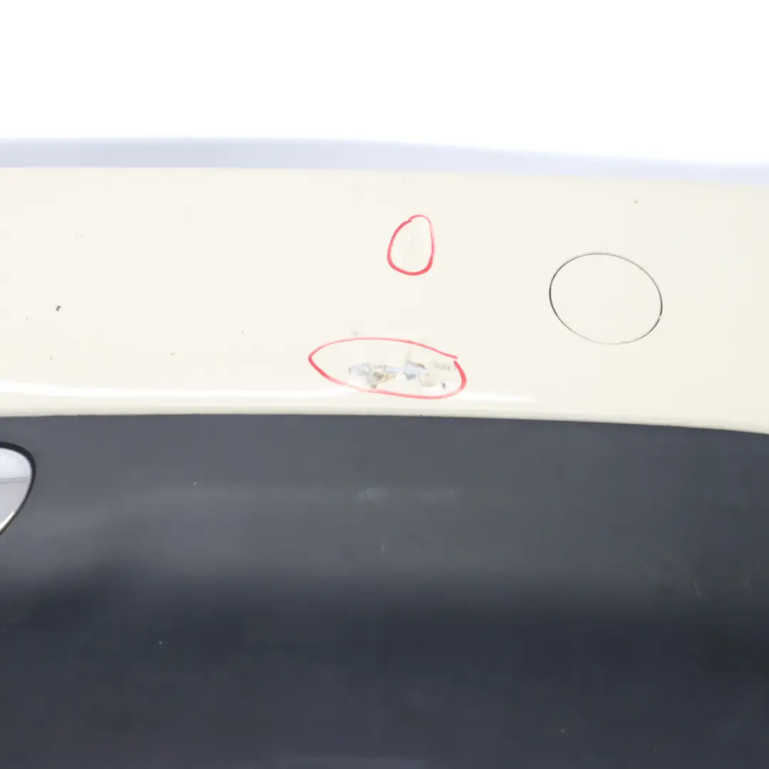 Rear Bumper Mini F55 Complete Trim Panel Cover Pepper White - 850 - SKU 7380023-PW2 - Part number 7380023