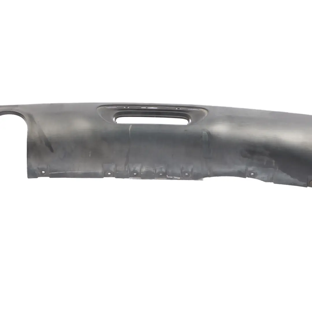 Mini F55 Rear Bumper Lower Spoiler Centre Diffuser Black Band - SKU 7380028 - Part number 7380028