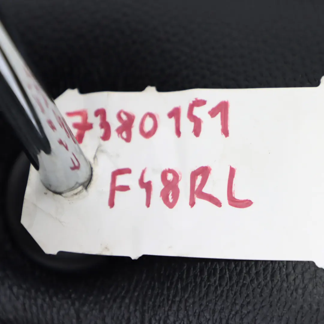 BMW F45 X1 F48 Rear Left Seat N/S Backrest Seating Black Leather Dakota - SKU 7380151 - Part number 7380151