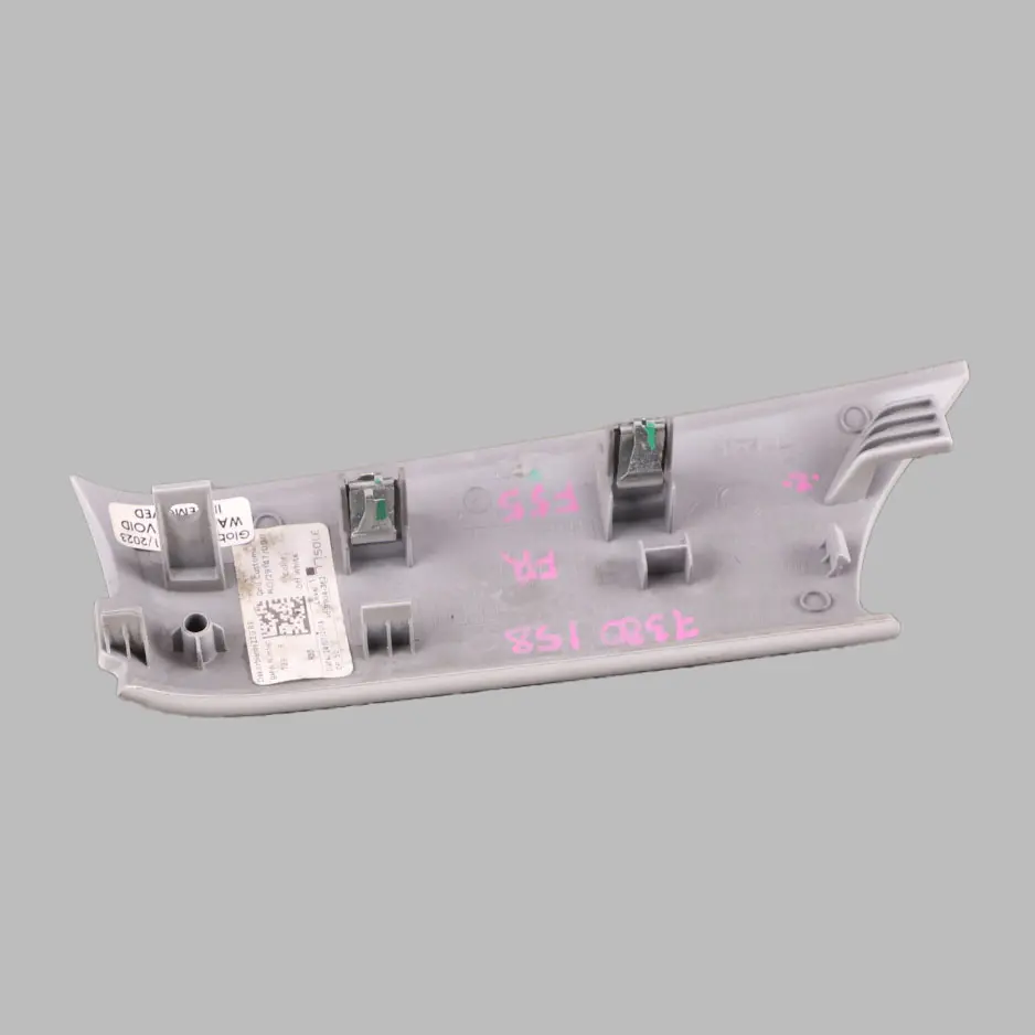 Inner Door Handle Front Right Trim Panel Off White to Mini Cooper F55 with Part number 7380158 Mini Cooper F55 Inner Door Handle Front Right Trim Panel Off White - SKU 7380158 - Part number 7380158