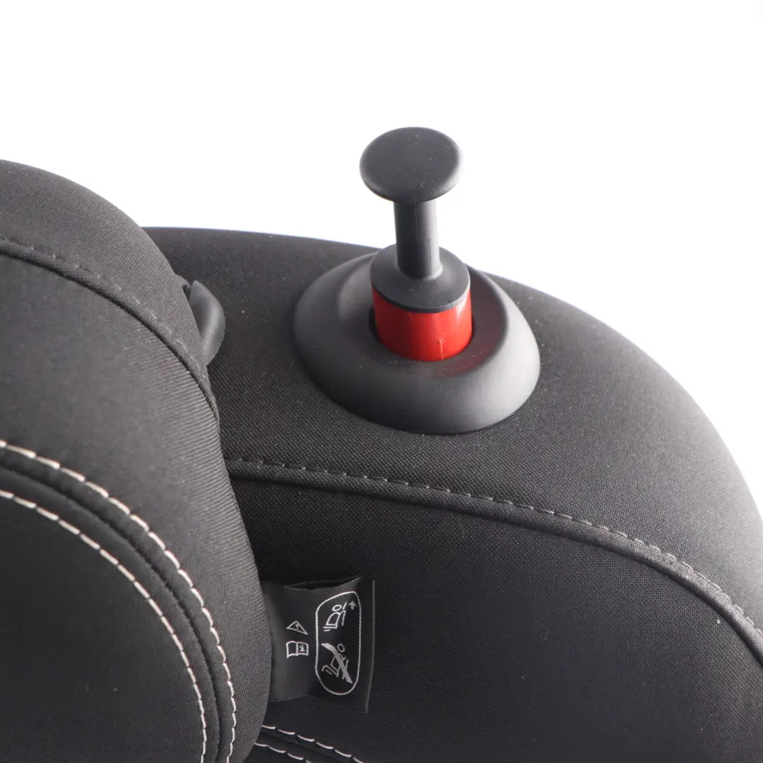Backrest Mini F55 Rear Left N/S Seat Back Cover Cloth Fabric Carbon Black to Seat with Part number 7380337 Seat Backrest Mini F55 Rear Left N/S Seat Back Cover Cloth Fabric Carbon Black - SKU 7380337 - Part number 7380337