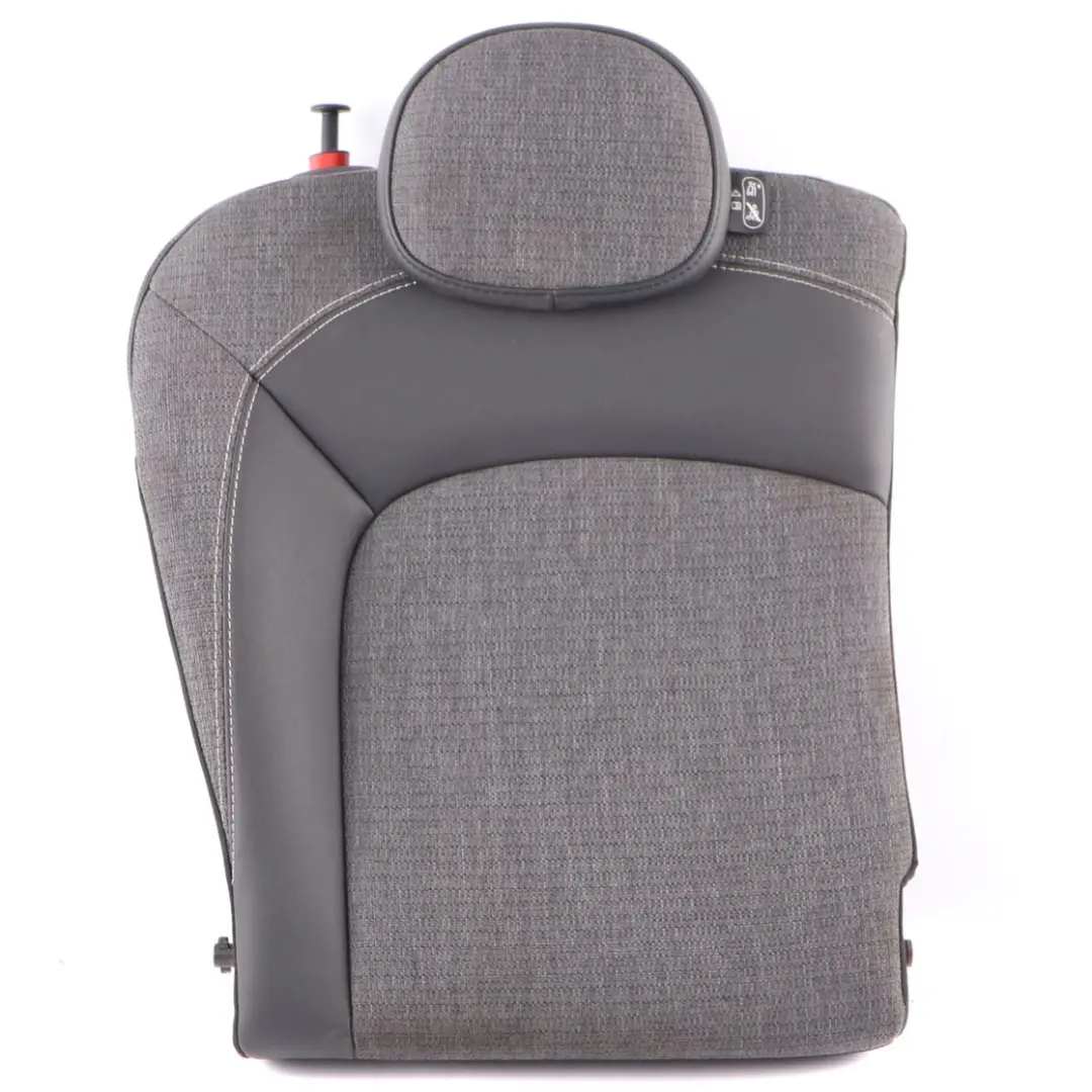 Seat Backrest Mini F55 Rear Right O/S Seat Back Cover Cloth Leatherette Black - SKU 7380350 - Part number 7380350