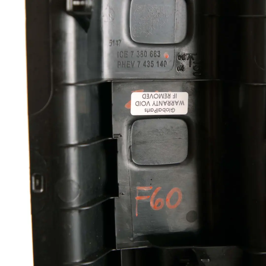 Panneau d'habillage seuil de chargement coffre pour Mini Countryman F60 à propos du numéro de pièce 7380663 Mini Countryman F60 Panneau d'habillage seuil de chargement coffre - SKU 7380663 - Numéro de pièce 7380663