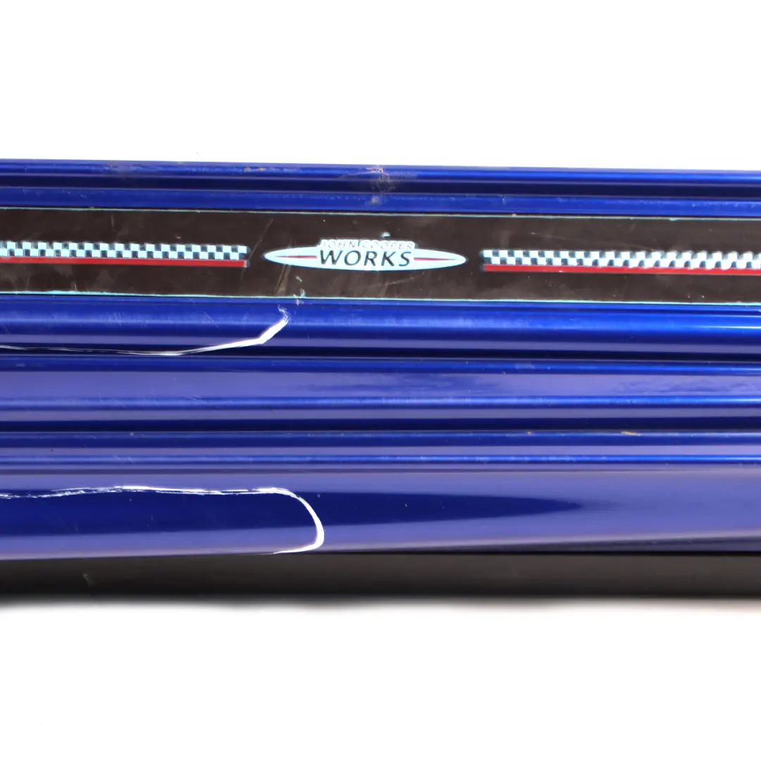Side Skirt Right O/S JCW Sill Cover Rocker Panel Starlight Blue - B62 to Mini F55 with Part number 7381034 Mini F55 Side Skirt Right O/S JCW Sill Cover Rocker Panel Starlight Blue - B62 - SKU 7381034-STB - Part number 7381034